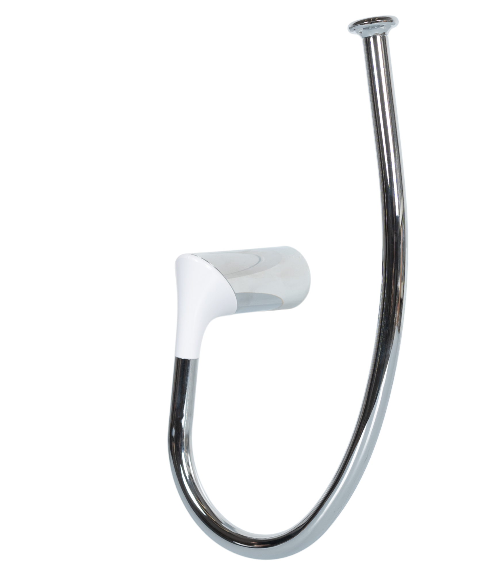 Держатель для полотенец Swensa Lock SWR-6600-07-CRM кольцо цвет белый