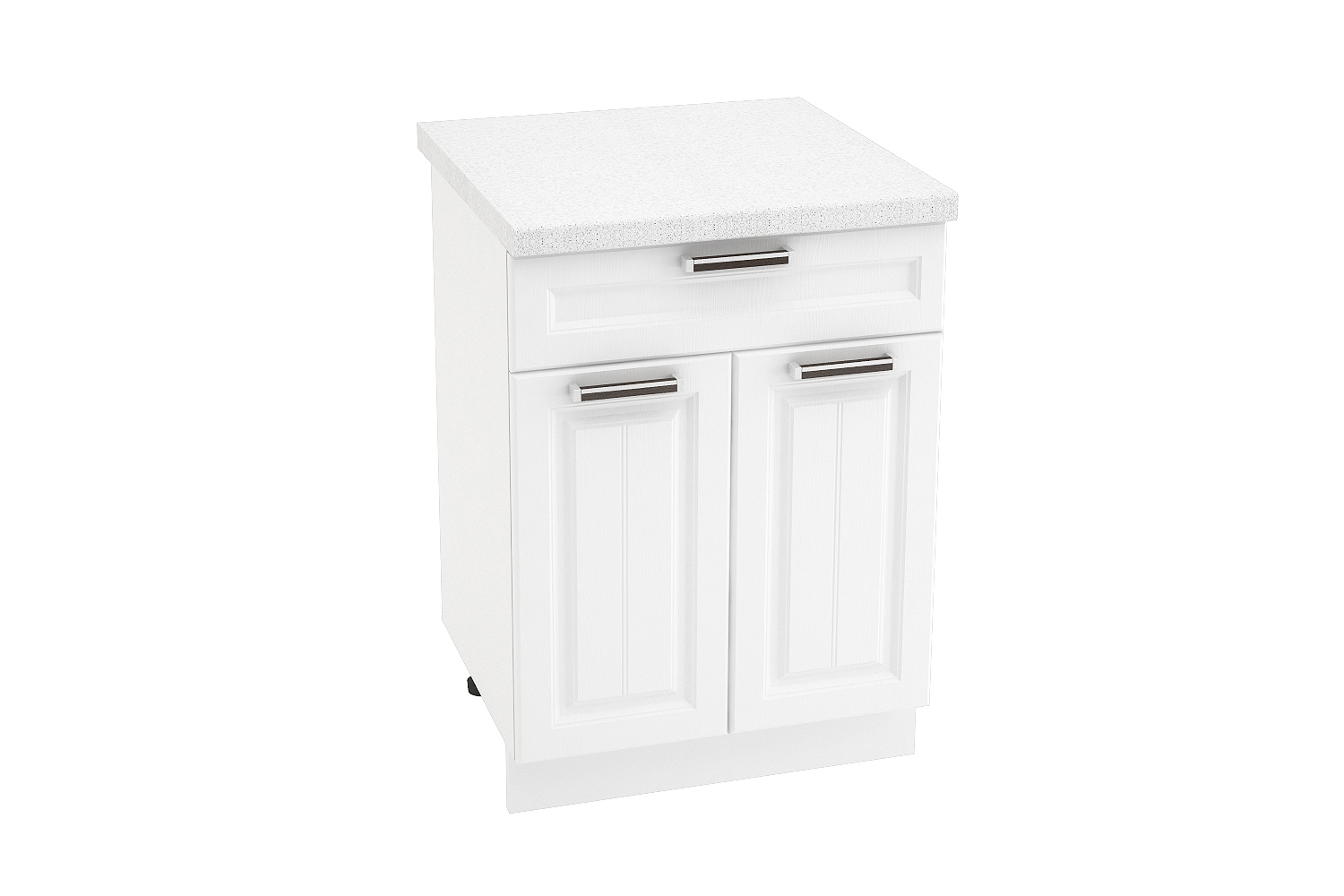 Изображение товара Напольный шкаф Чехия 60x81.60x47.80 см с ящиком фасад белый МДФ каркас белый ЛДСП Kameol