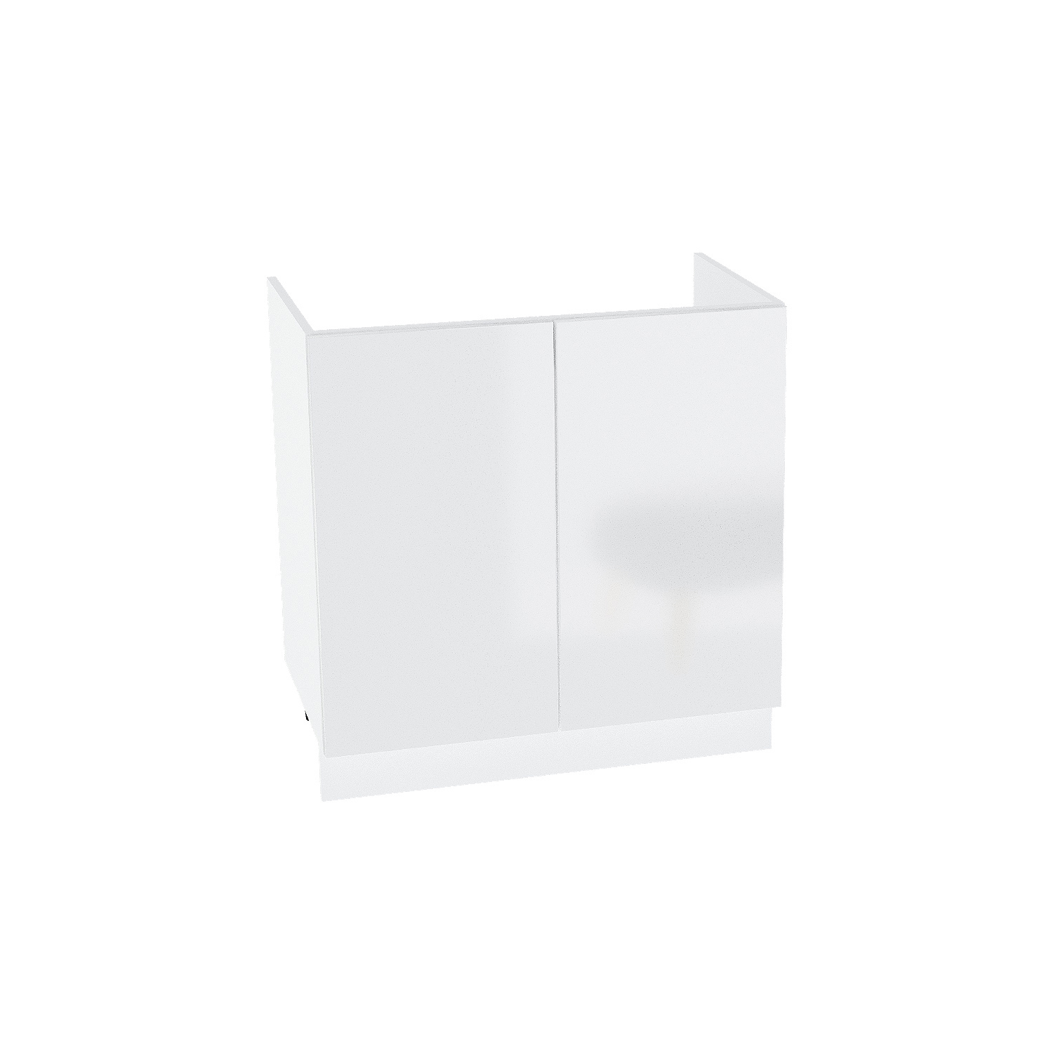 Шкаф под мойку Поэзия 80x81.60x47.40 см фасад белый ЛДСП каркас белый ...