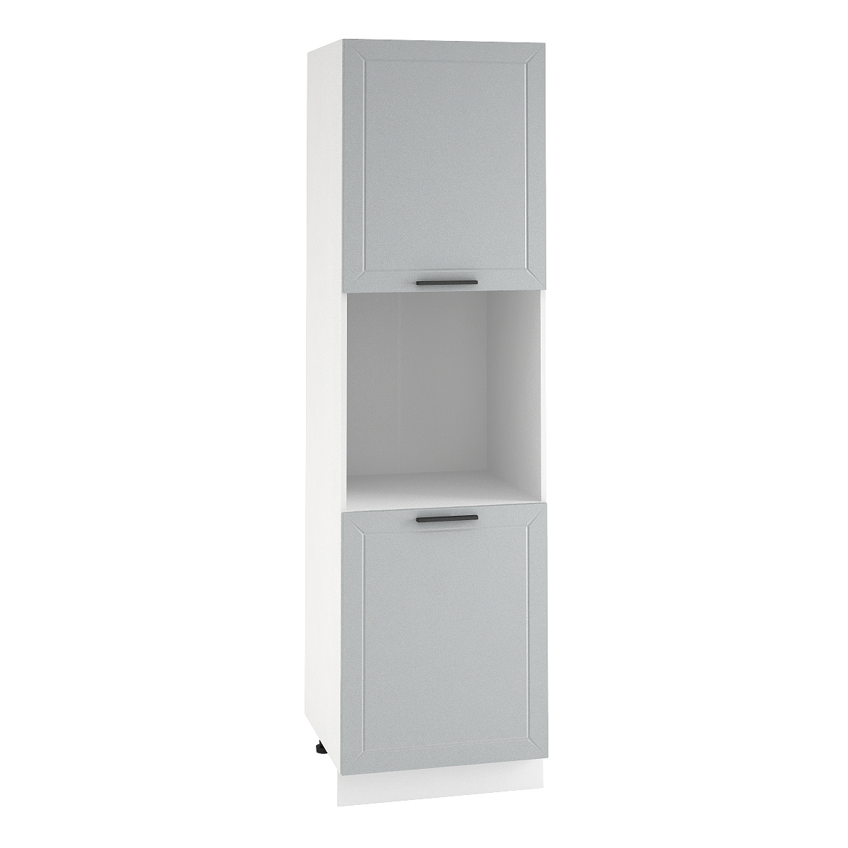 Изображение товара Колонна для духового шкафа Горный ледник 60x213.20x57.40 см фасад серый МДФ каркас белый ЛДСП Kameol УТ000506931