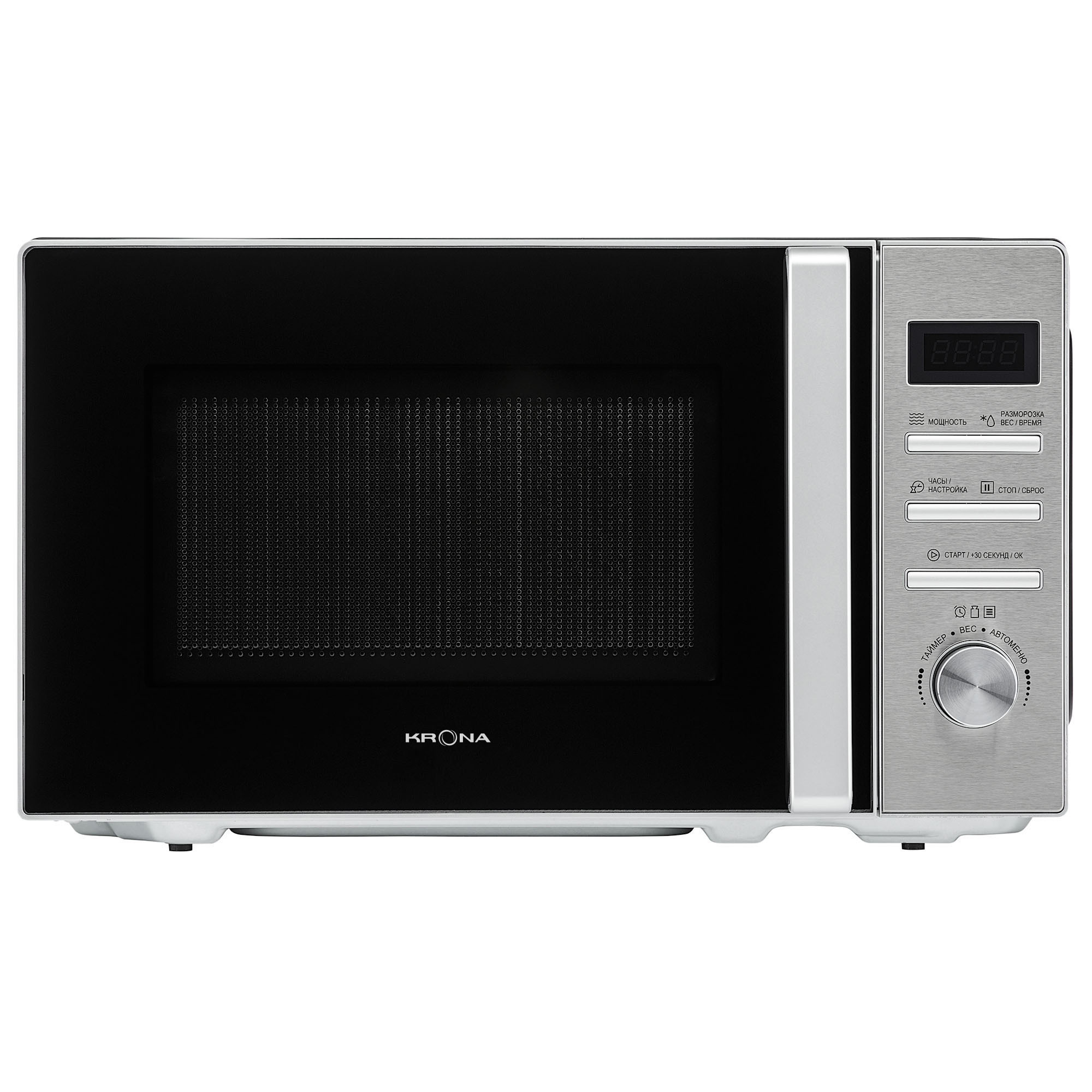 Изображение товара Микроволновая печь Krona Quantum 44 BL/IX 20 литров, черный