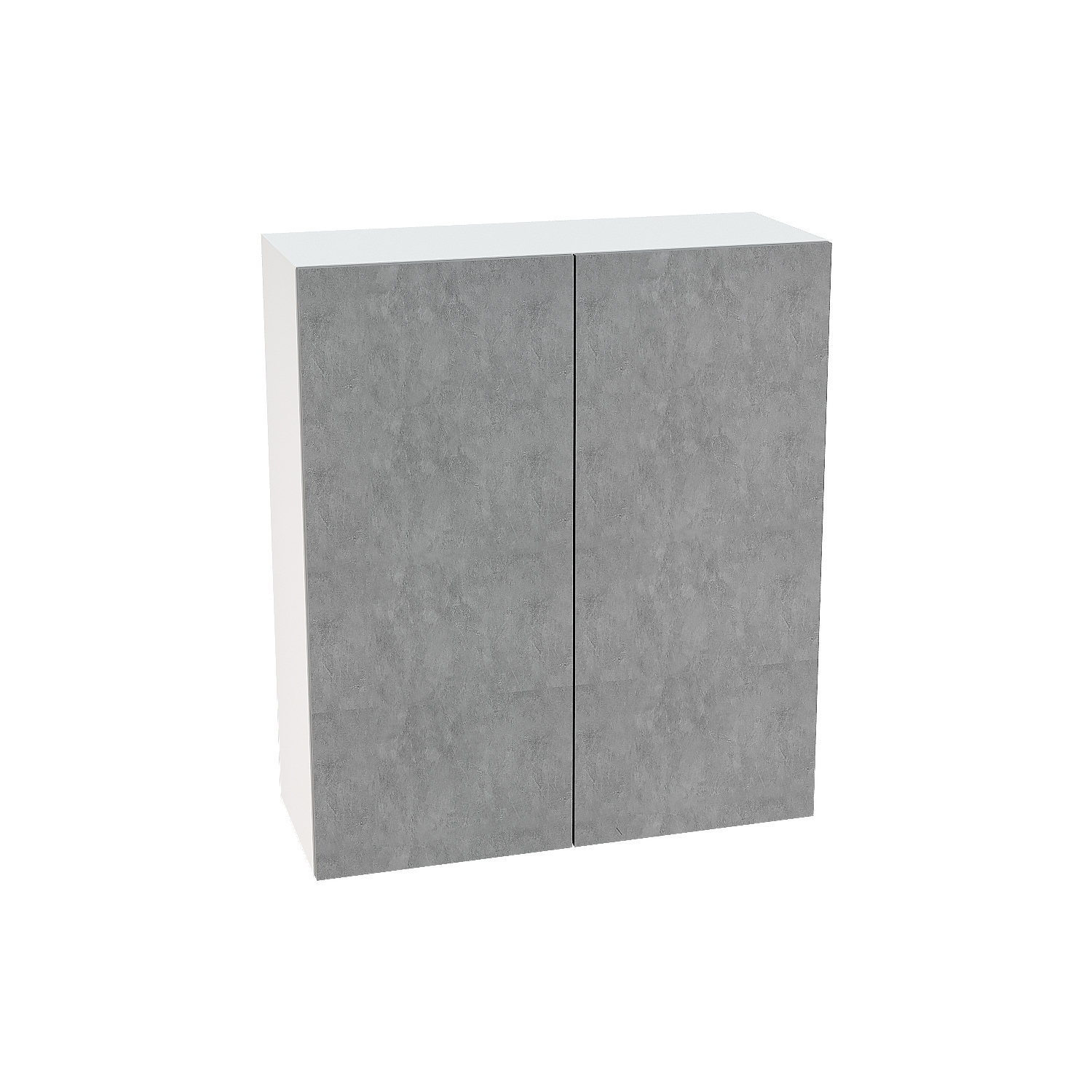 Изображение товара Навесной шкаф Азазель 80x92x31.80 см фасад бетон ЛДСП каркас белый ЛДСП Kameol