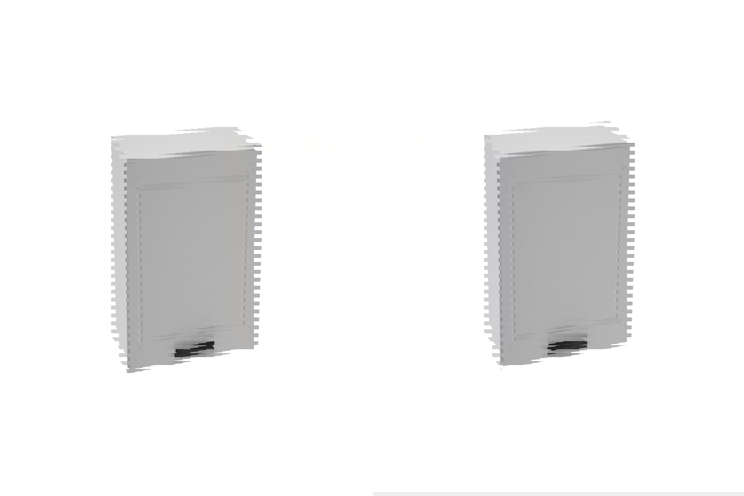 Изображение товара Навесной шкаф Горный ледник газовка высокий 60x46x31.80 см фасад серый МДФ каркас белый ЛДСП Kameol УТ000506559