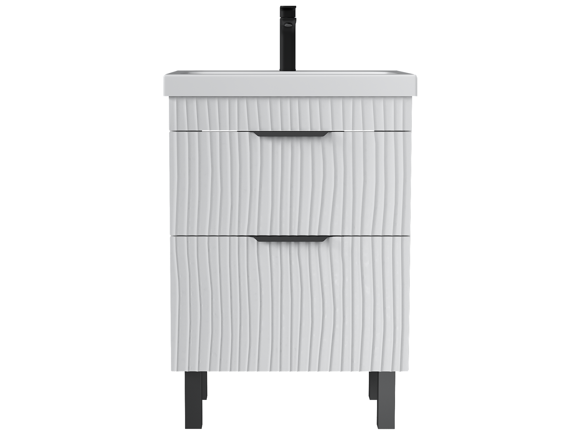 Изображение товара Тумба под раковину Флай 60.2Y напольная 57 см цвет белый