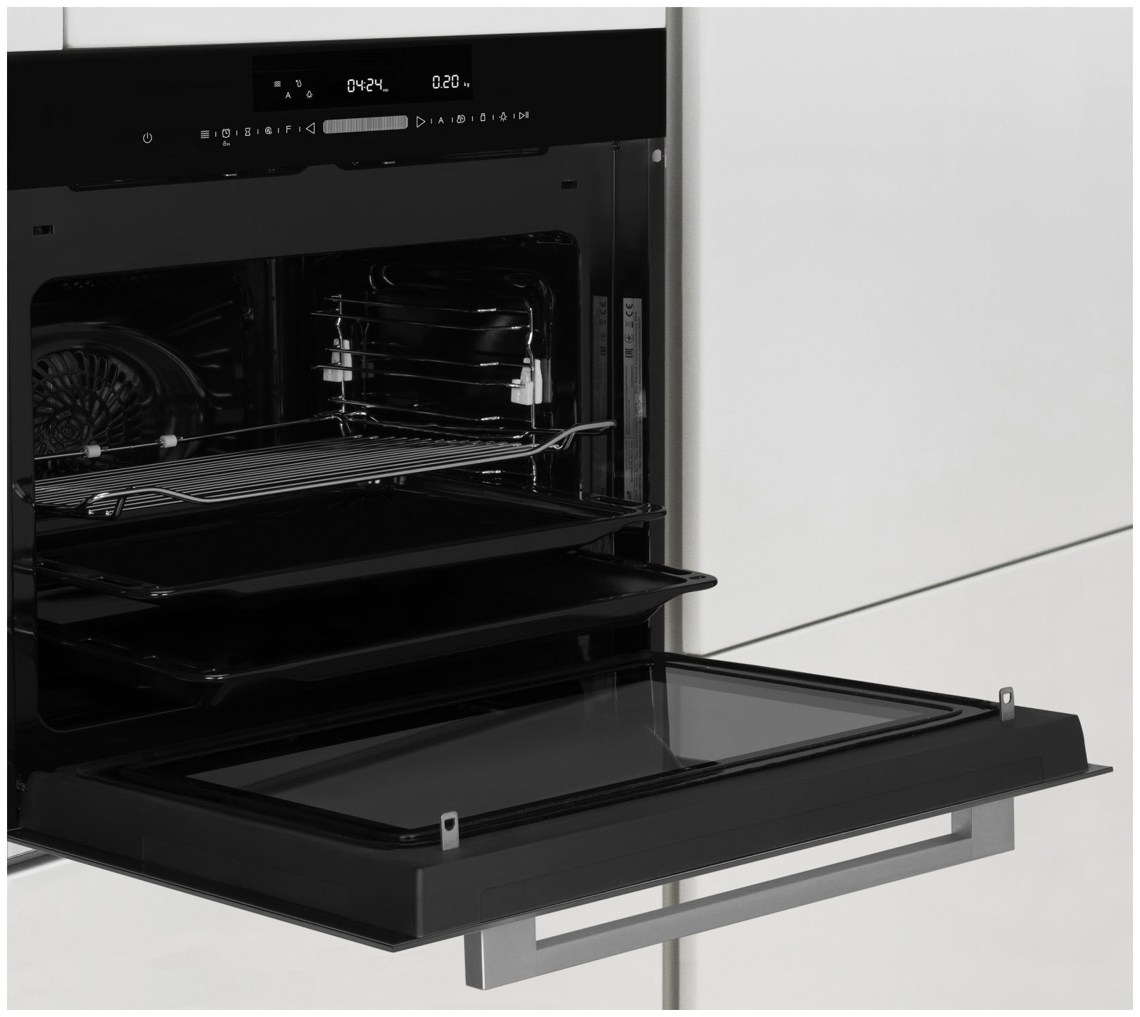 Изображение товара Встраиваемый электрический духовка Weissgauff Eom 991 Sb 72 л сенсорное управление