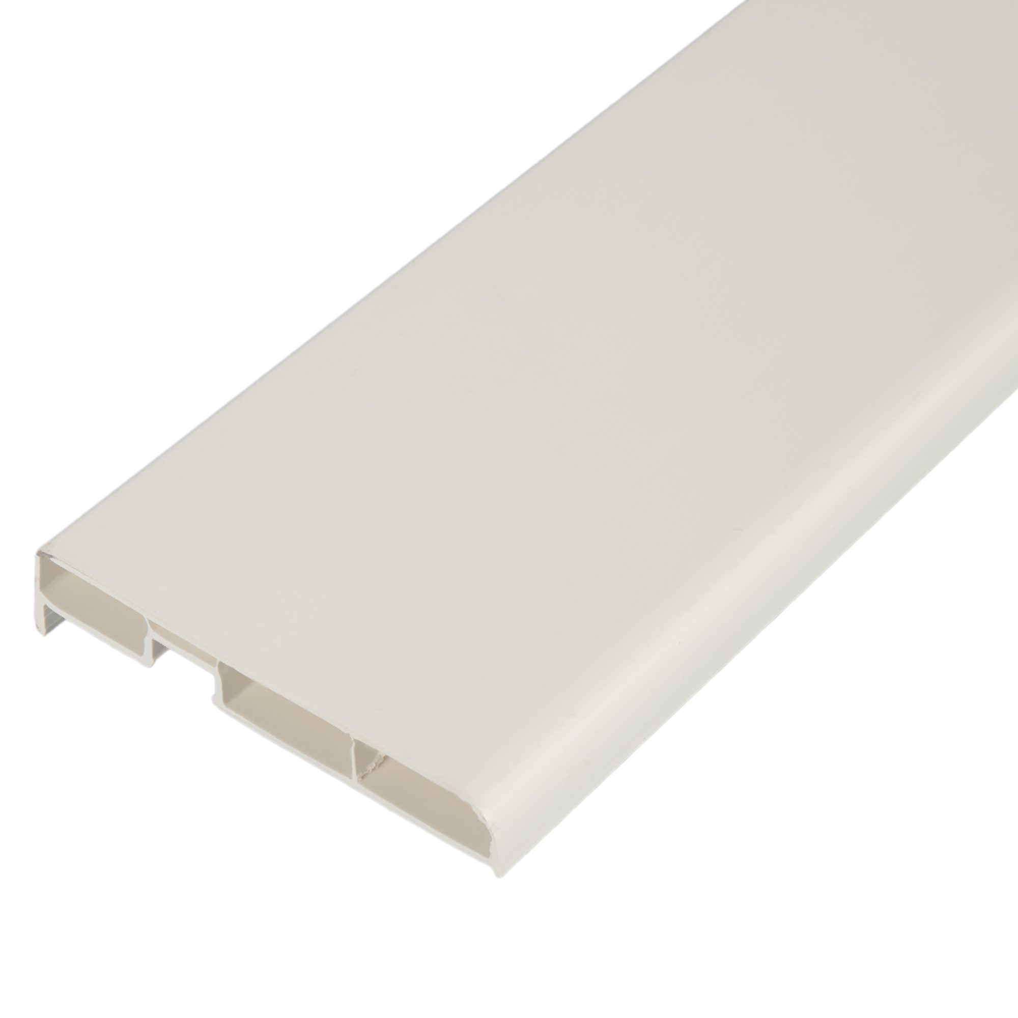 Наличник 2980x80x15 мм ПВХ цвет монблан