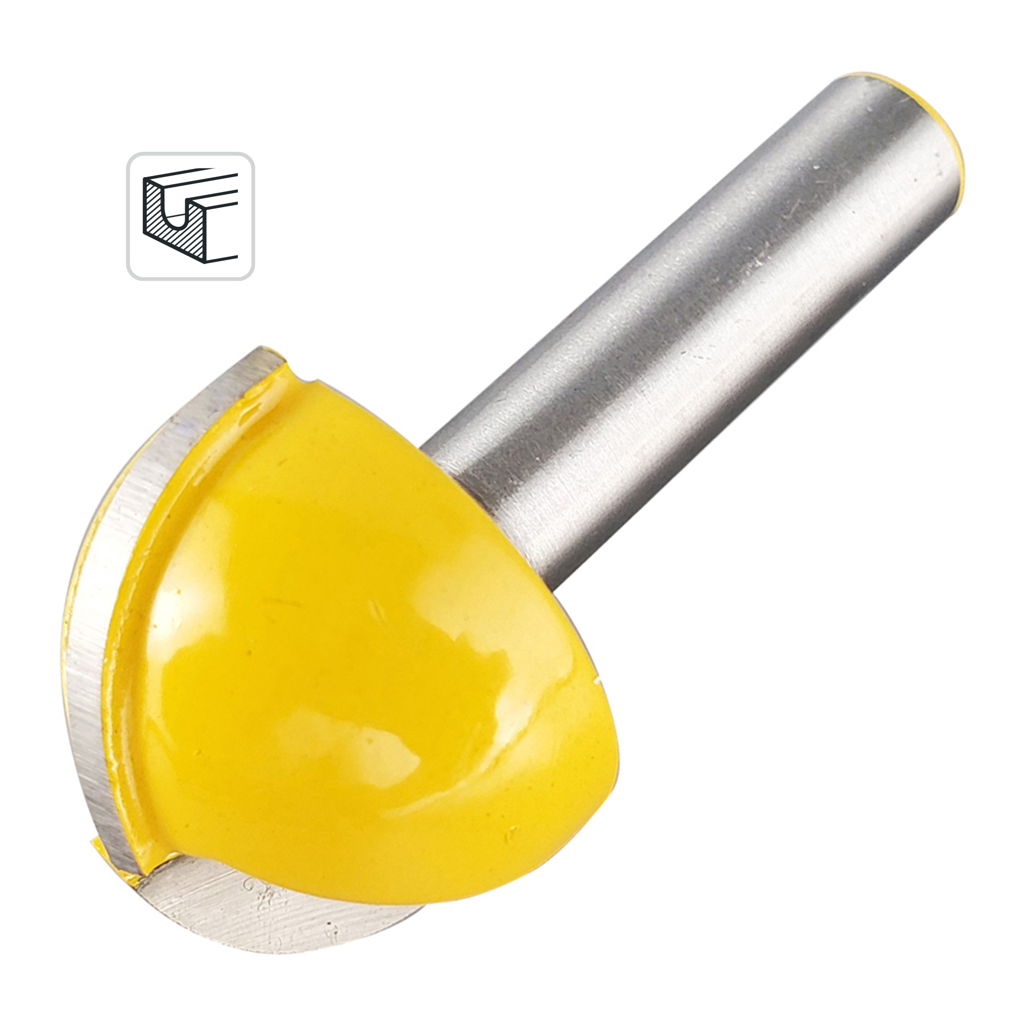 Изображение товара Фреза пазовая галтельная 553342 25.4x15 мм хвостовик 8 мм для деревообработки