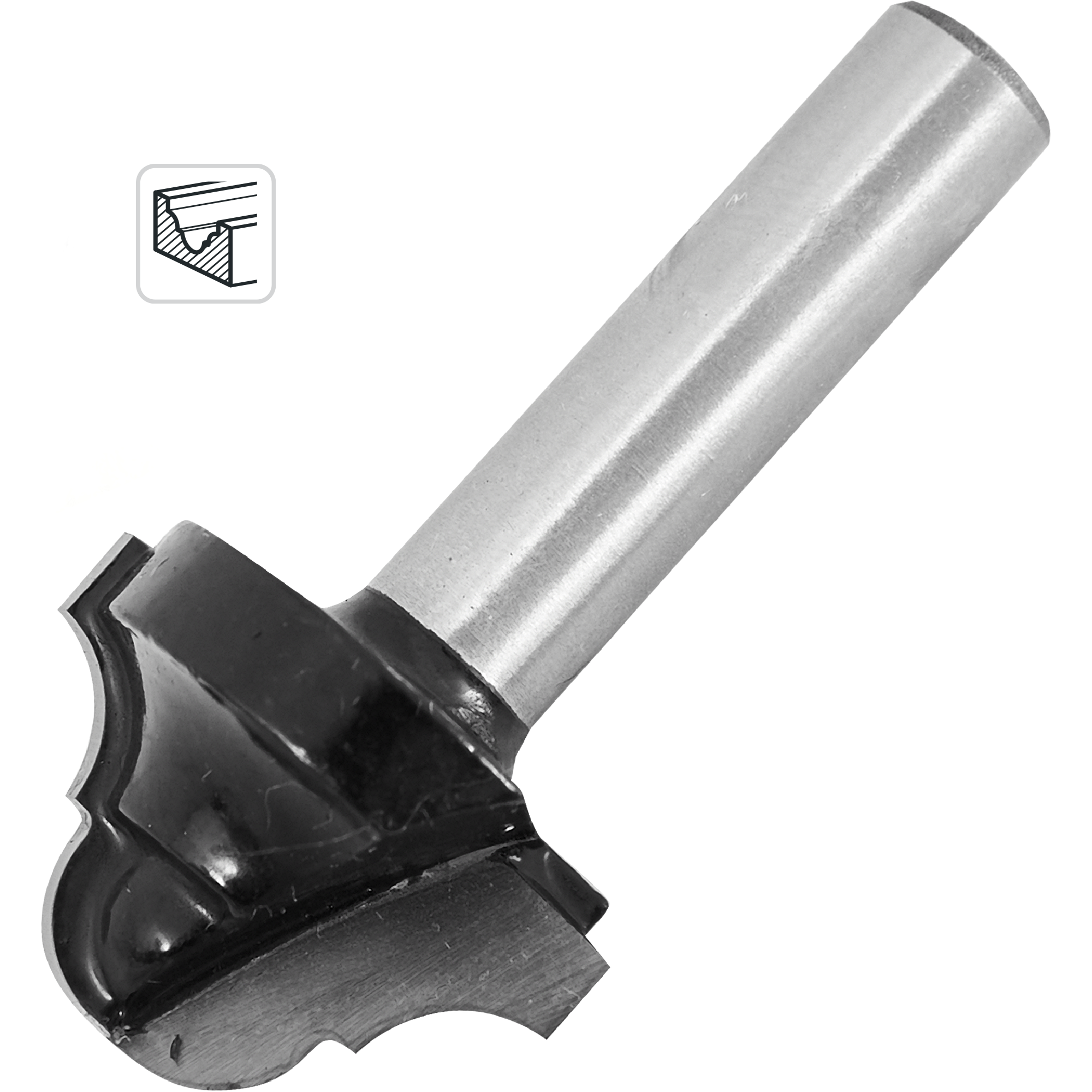 Изображение товара Фреза по дереву пазовая фасонная 1411703 23.8x16 мм хвостовик 8 мм