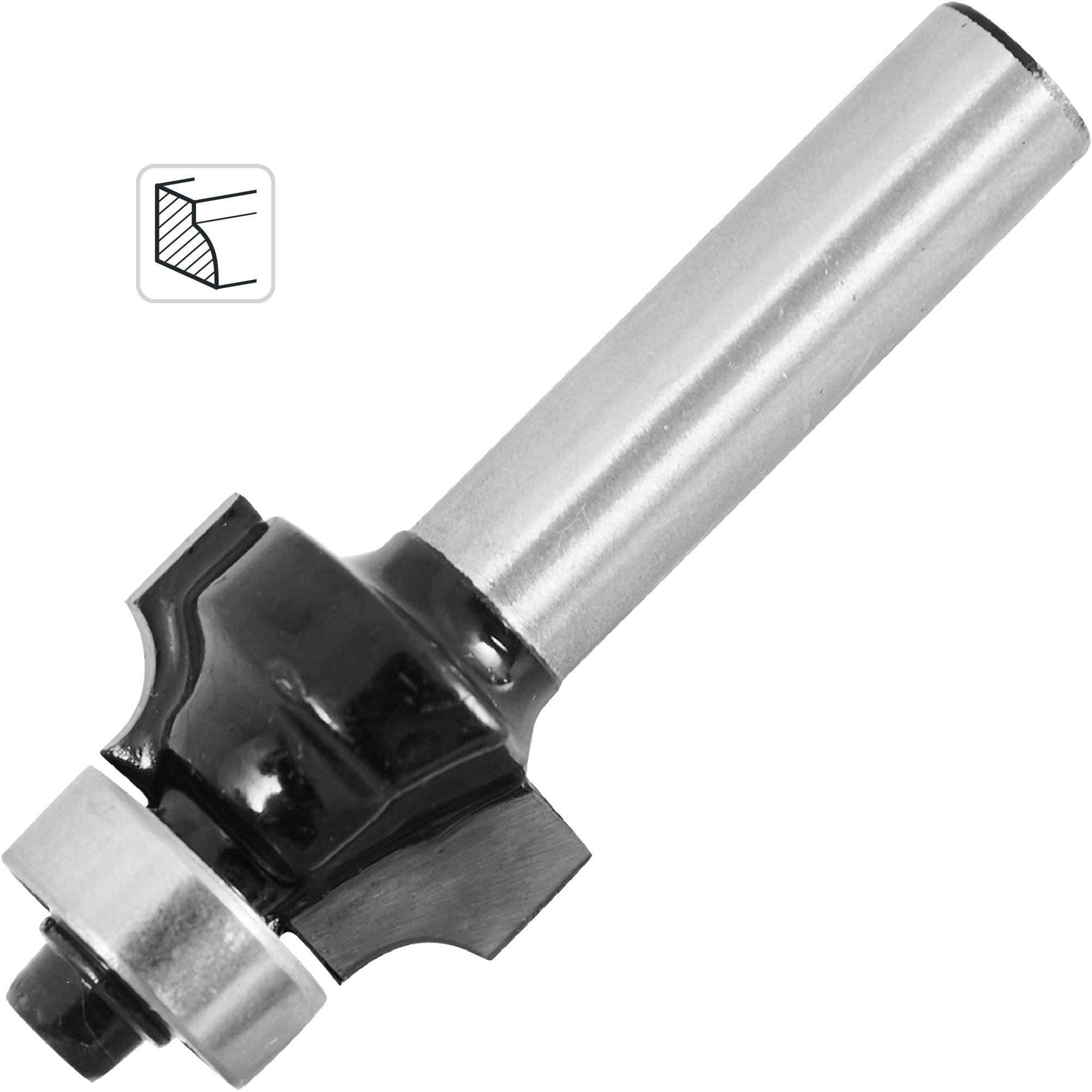 Изображение товара Фреза по дереву кромочная калевочная 1410303 19x10 мм хвостовик 8 мм