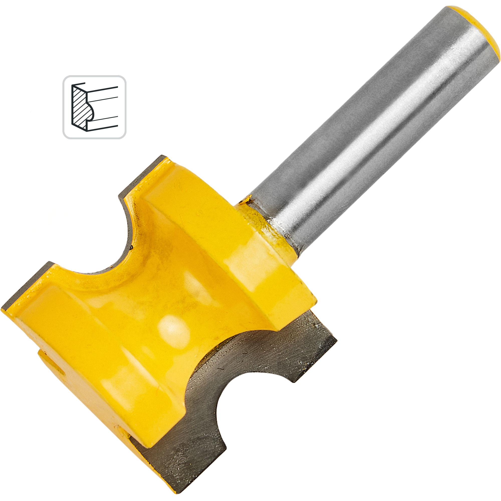 Изображение товара Фреза по дереву кромочная полустержневая 553386 25.4x22 мм хвостовик 8 мм