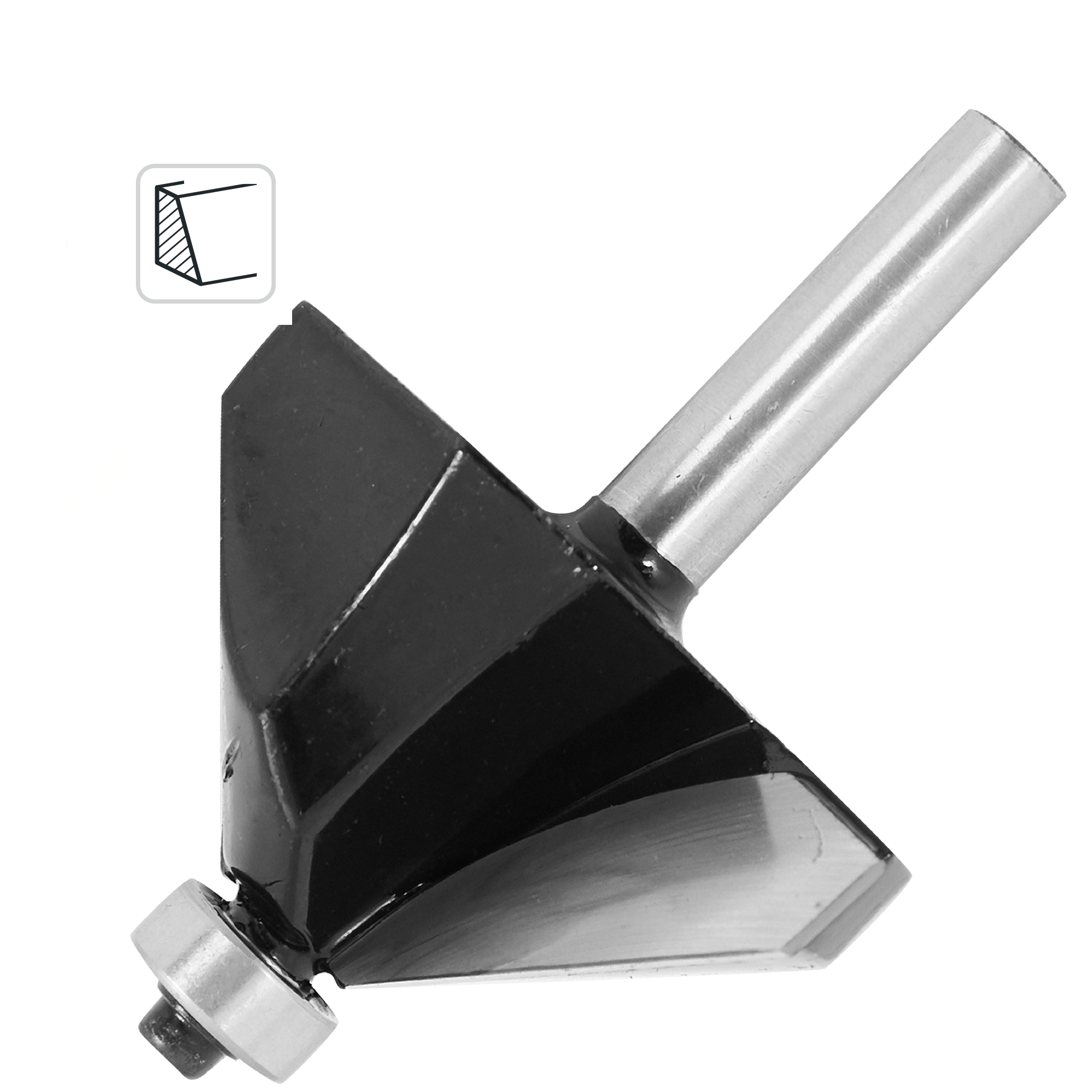 Изображение товара Фреза по дереву кромочная конусная 1410601 50.8x27 мм хвостовик 8 мм