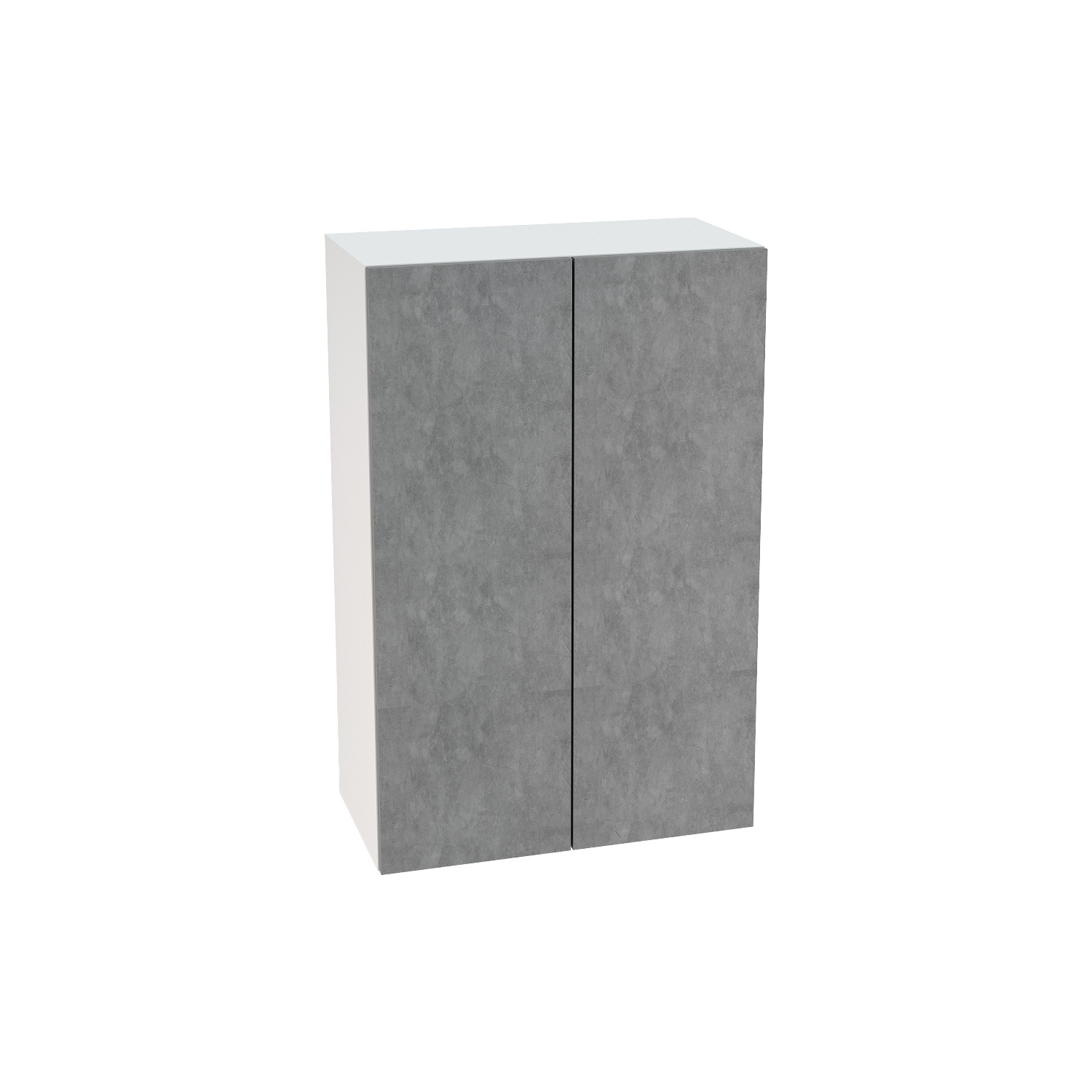 Изображение товара Навесной шкаф Азазель 60x92x31.80 см фасад бетон ЛДСП каркас белый ЛДСП Kameol