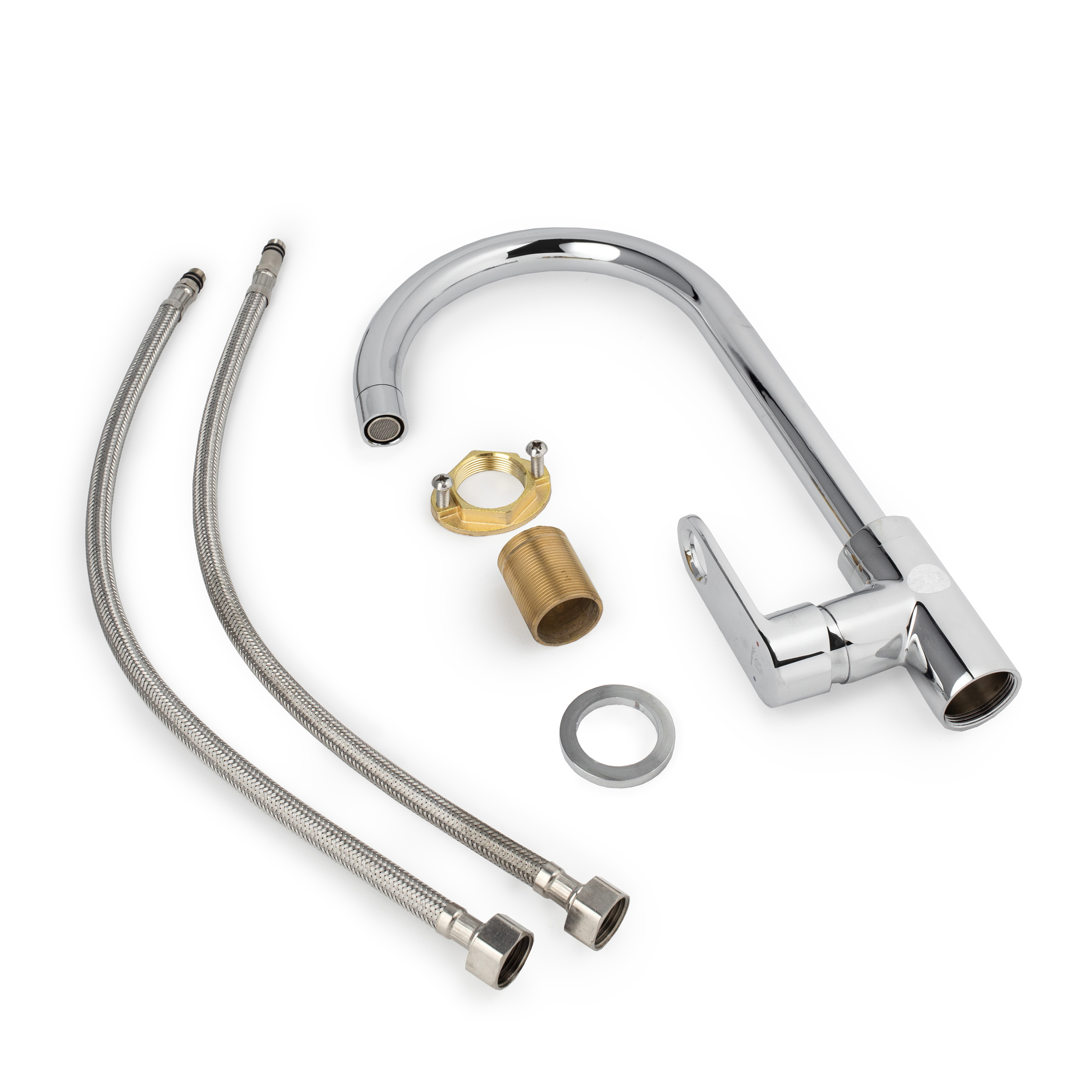 Изображение товара Смеситель для кухни Diadonna D80-440132 поворотный излив 23.5 см цвет хром