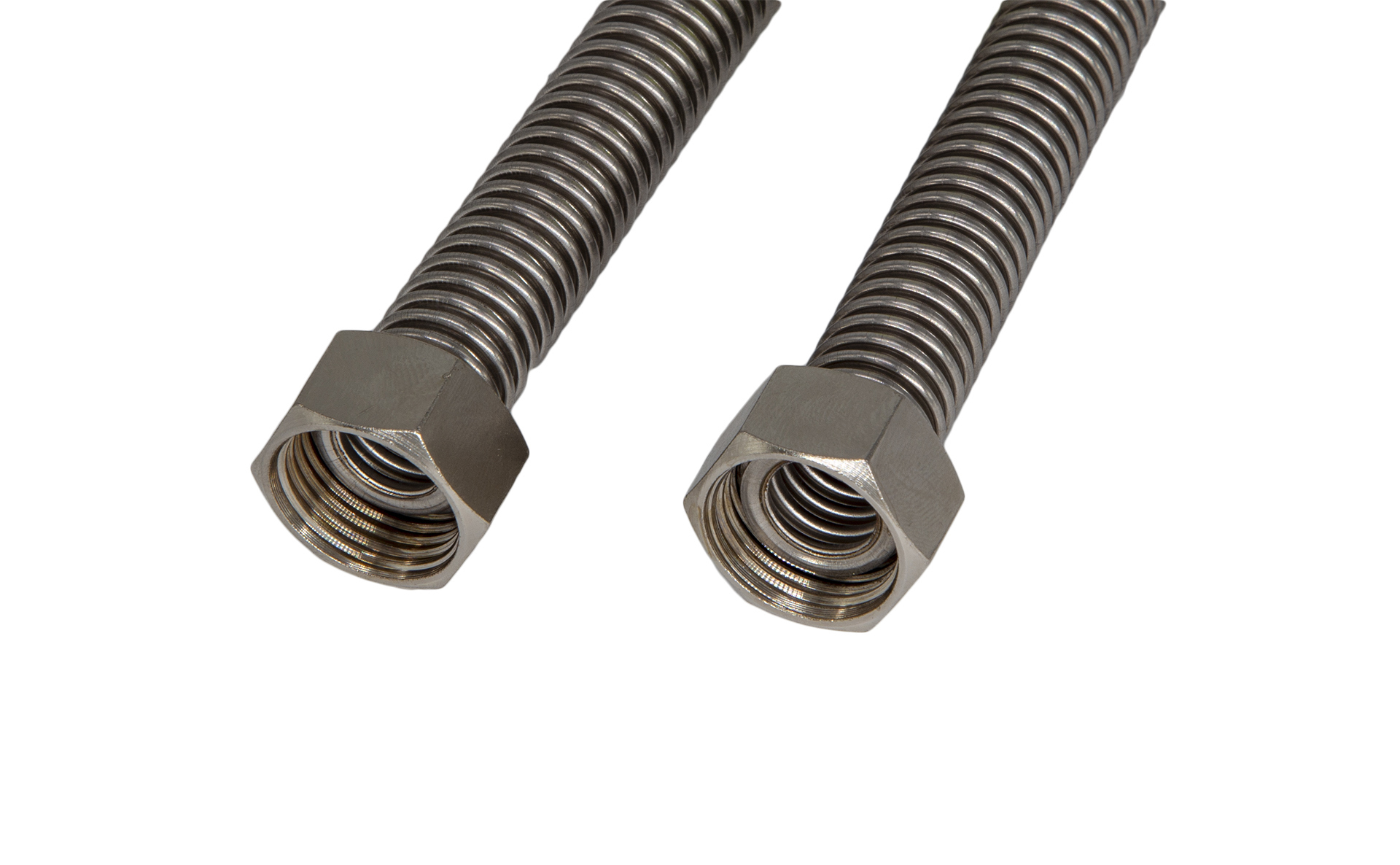 Изображение товара Газовая сильфонная диэлектрическая подводка Tuboflex 1/2" 150 см нержавеющая сталь