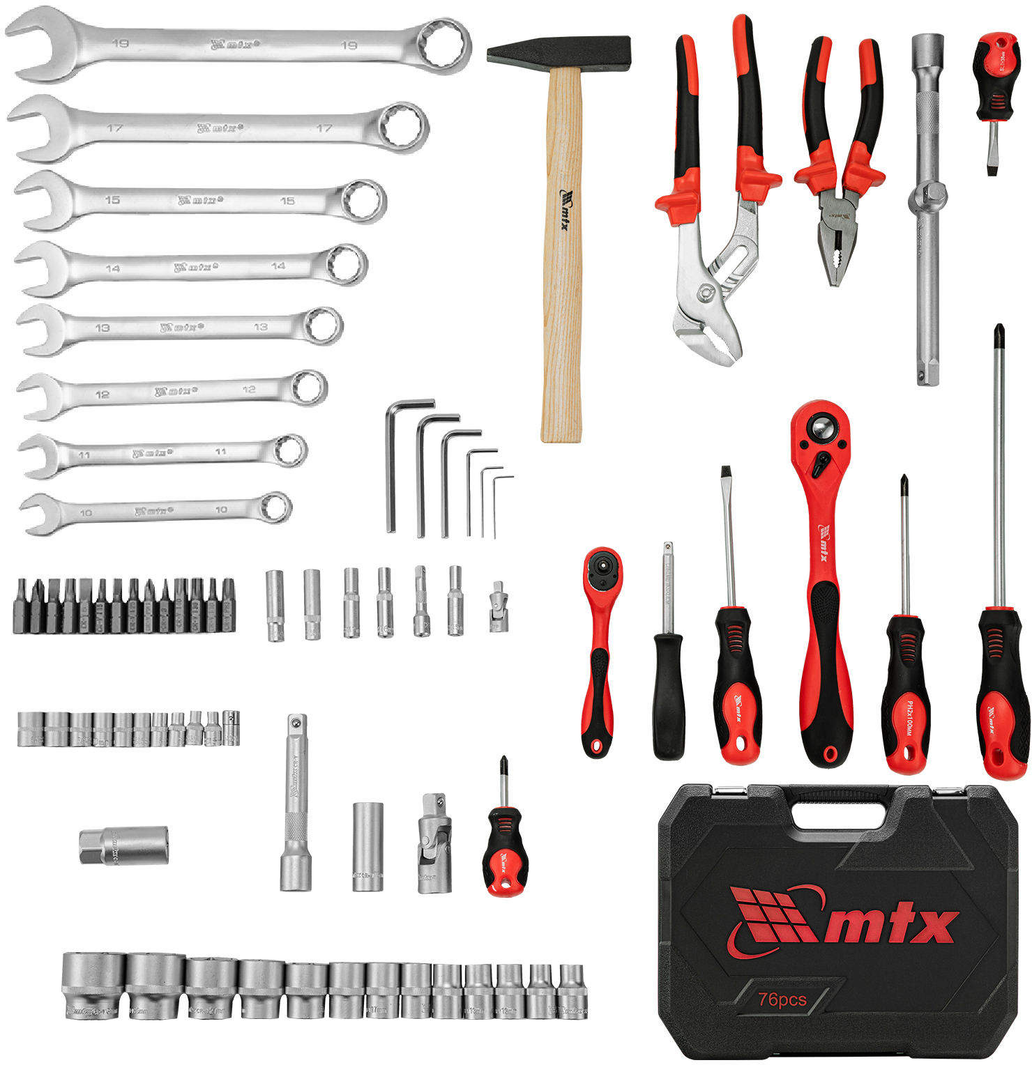 Изображение товара Набор инструментов MTX 135289, 76 предметов