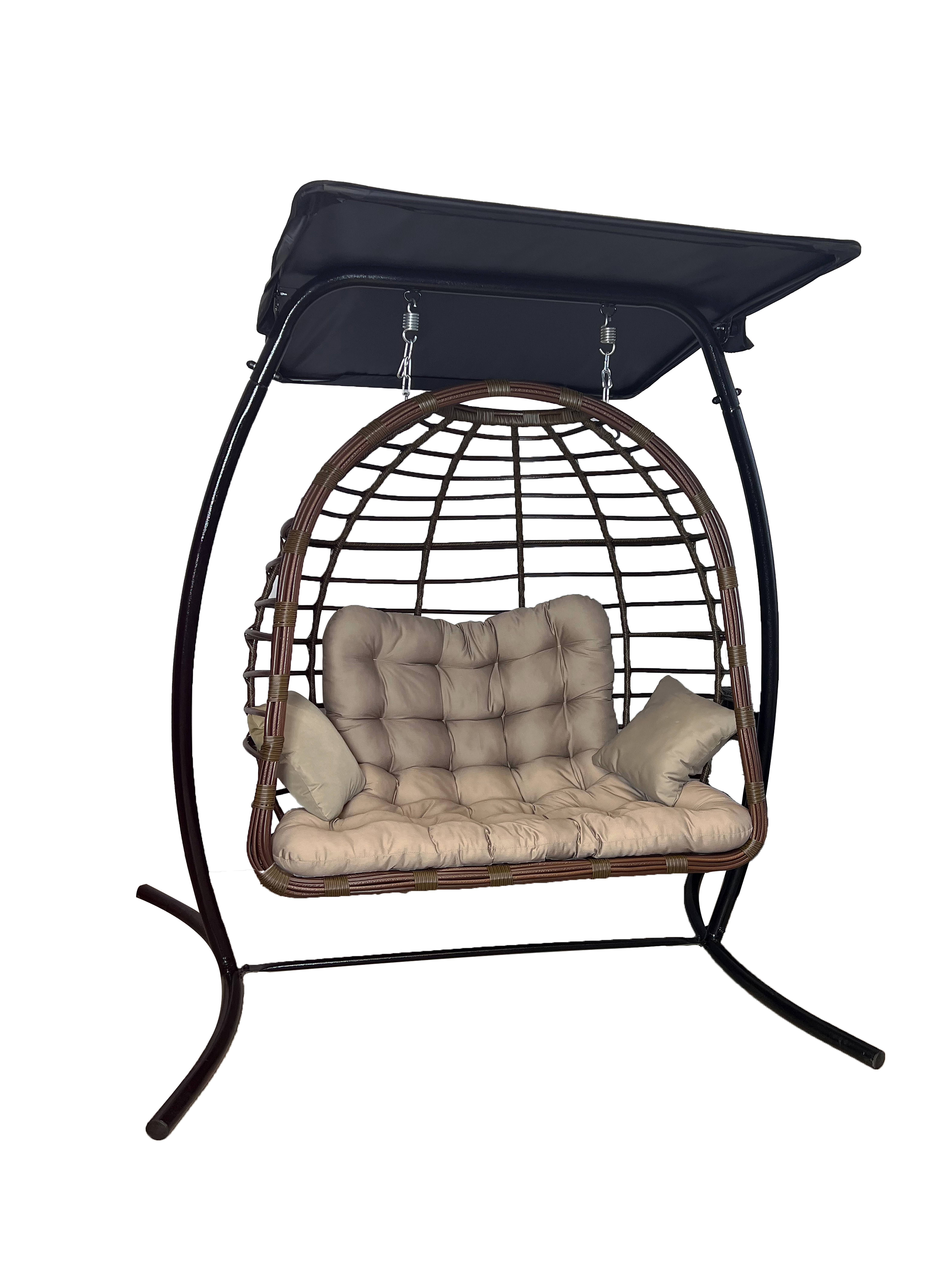 Изображение товара Кресло подвесное Greengard КПТ-ЛМ25 Тоскана 2-х местные до 180 кг бежевый