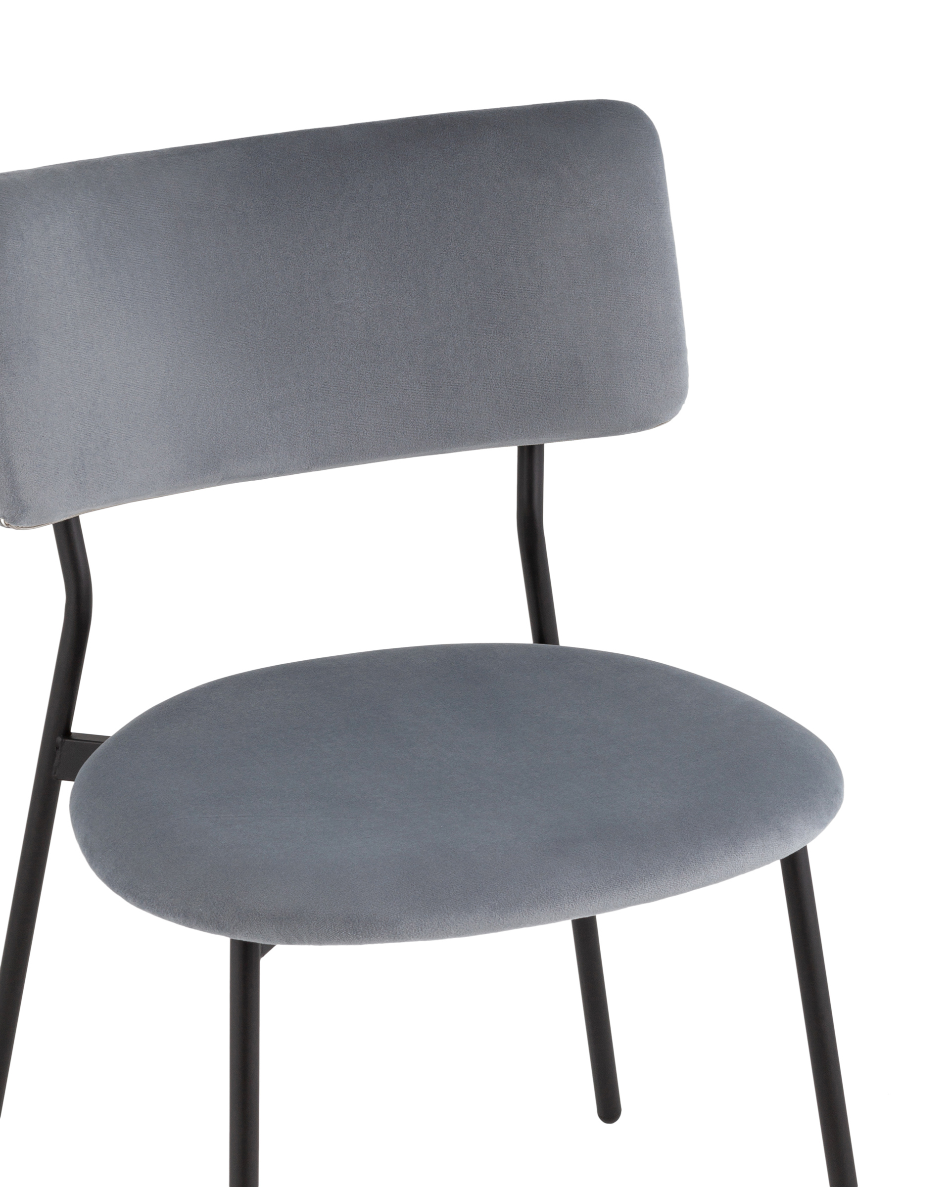 Изображение товара Кухонный стул Liva Амелия LV-111-St017-01 велюр серо-голубой 47.5x78x55 см современный интерьер