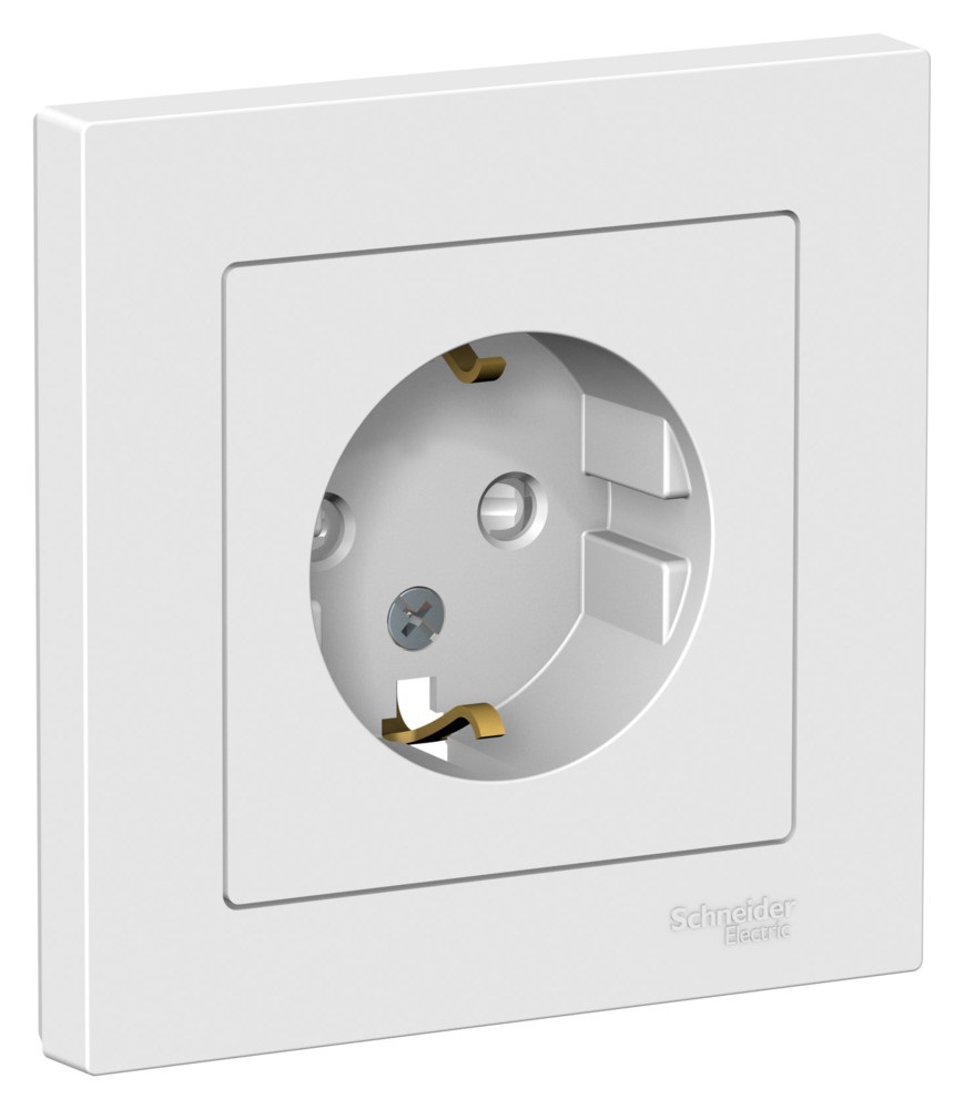 Изображение товара Розетка встраиваемая AtlasDesign ATN001344 с заземлением цвет лотос