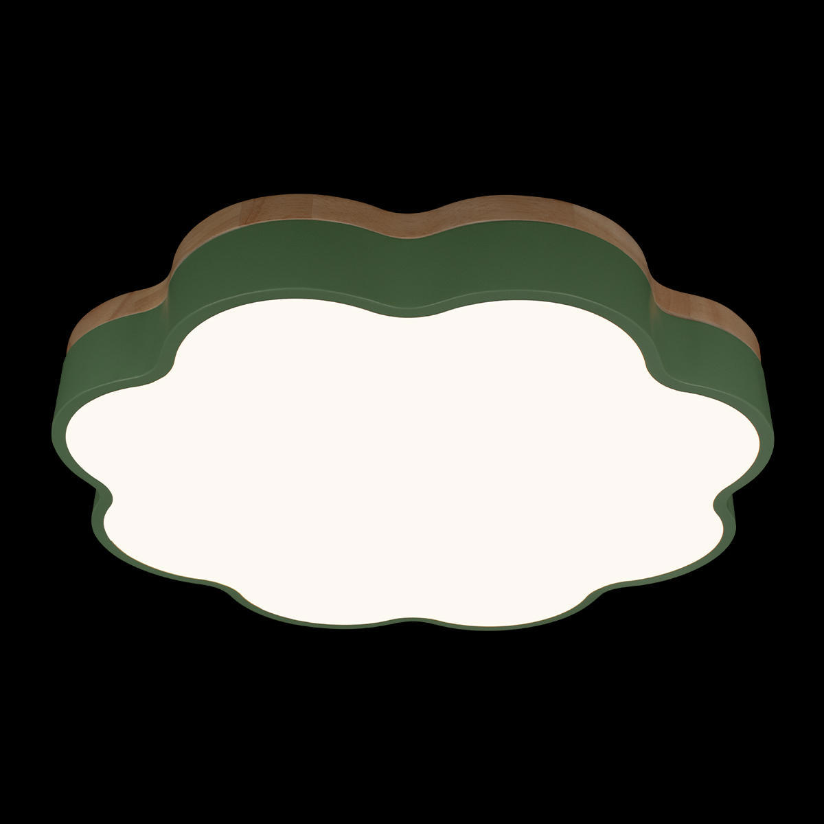 Изображение товара Светильник настенно-потолочный светодиодный Loft it Axel 7.8 м² холодный белый (голубой) свет цвет зеленый