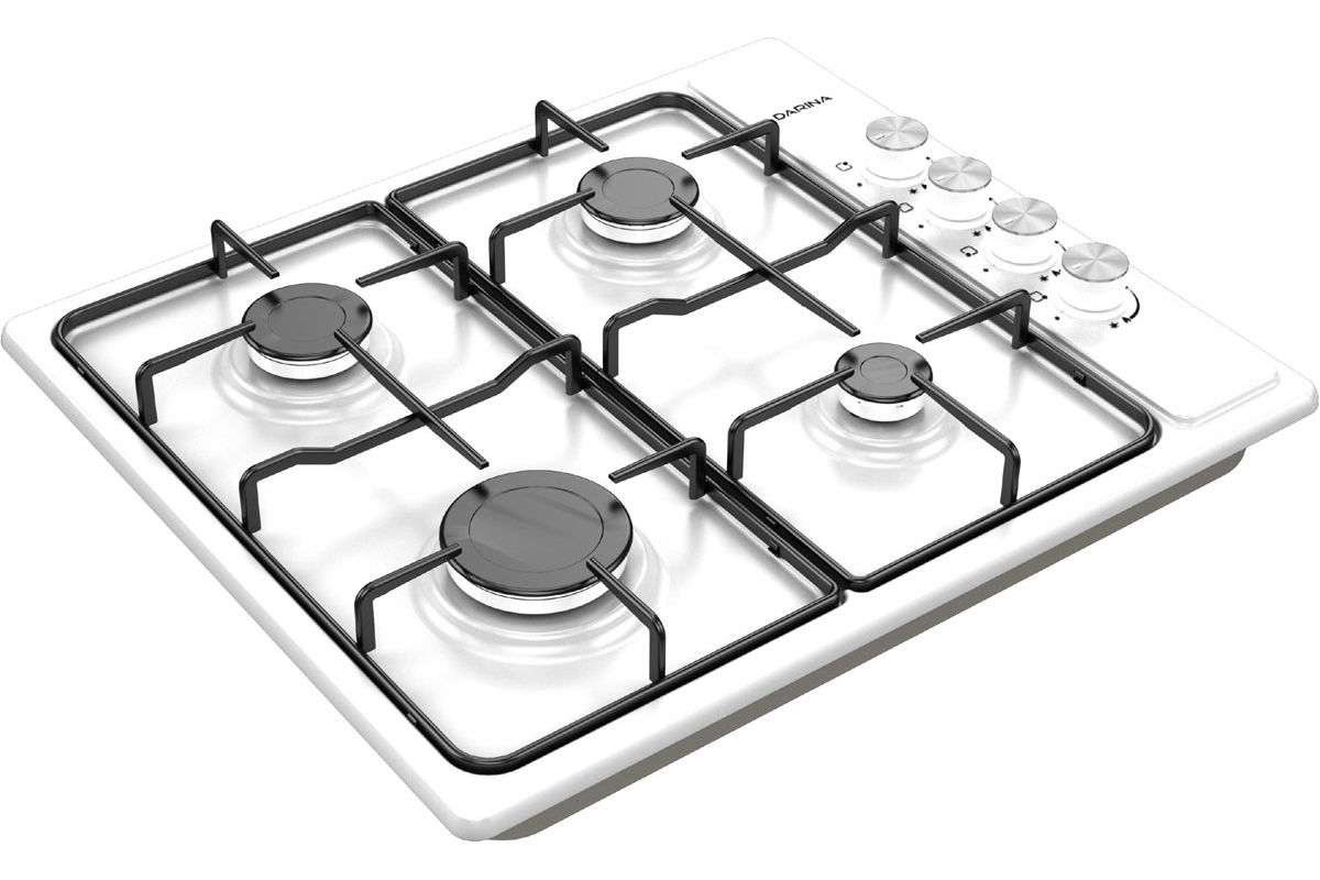 Изображение товара Газовая варочная панель Darina T1 BGM 341 11 W 59 см 4 конфорки белая