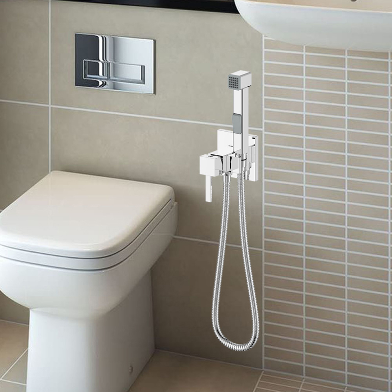 Изображение товара Набор для подключения гигиенического душа WESNAART KRI22-410-LM цвет хром