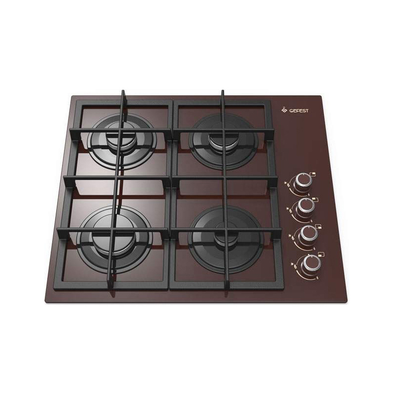 Изображение товара Газовая варочная панель Gefest СГ СВН 2230 К4 60 см 4 конфорки цвет коричневый 204428