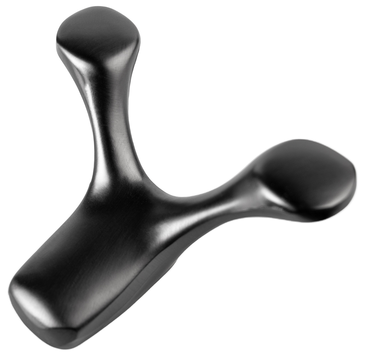 Крючок Г-образный Manor 20x77 мм сталь цвет графит