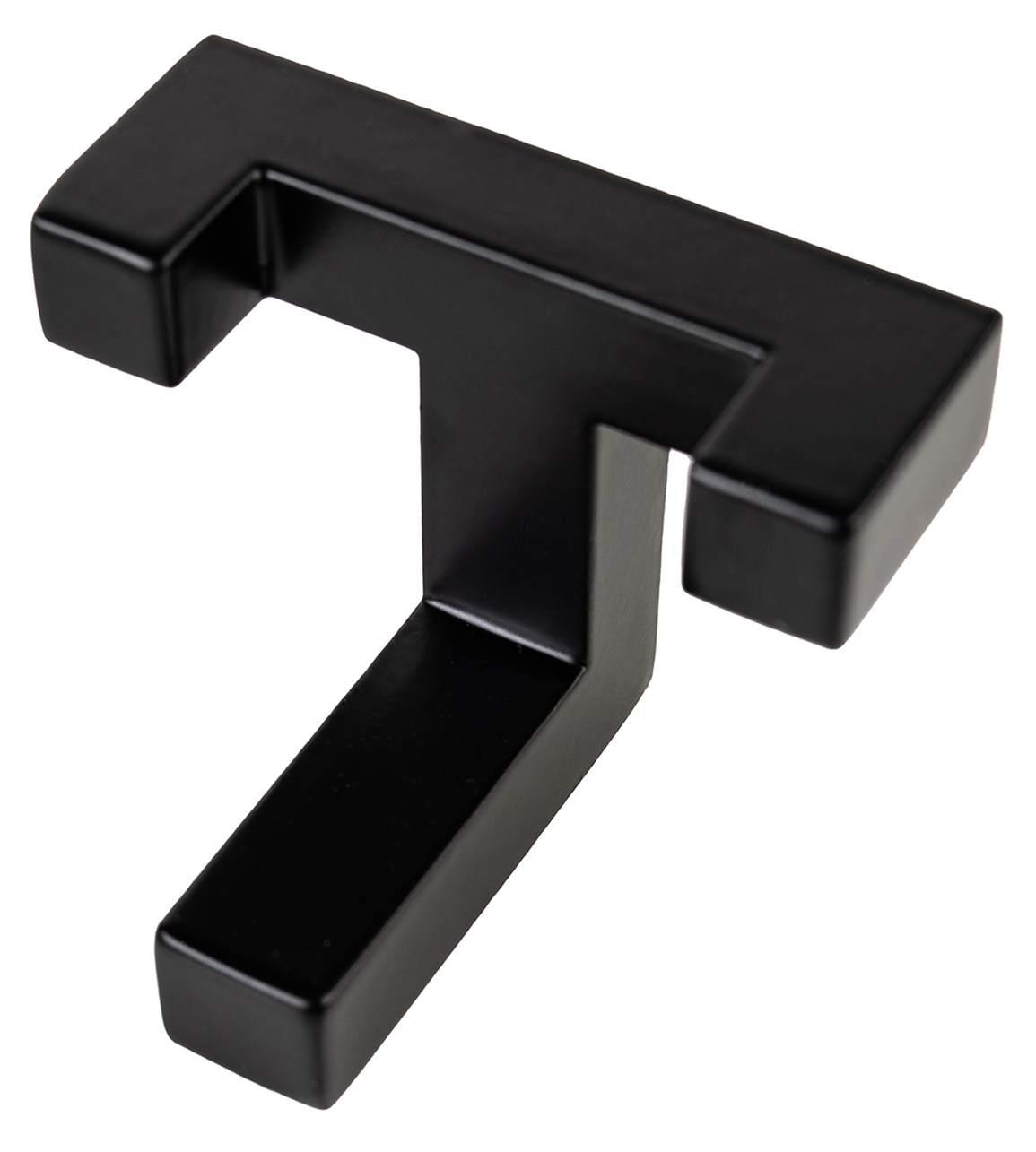 Крючок Г-образный Con 20x42 мм сталь цвет черный