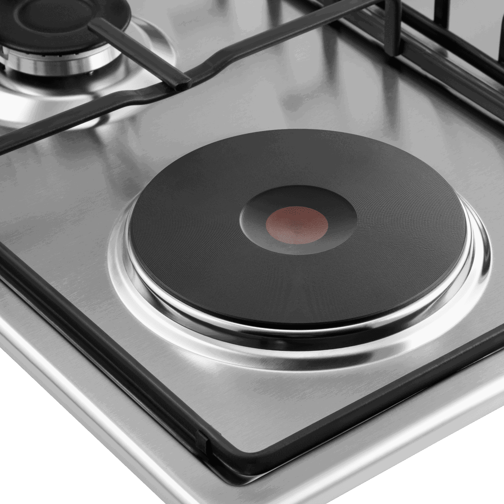 Изображение товара Комбинированная варочная панель Maunfeld 4 конфорки нержавеющая сталь