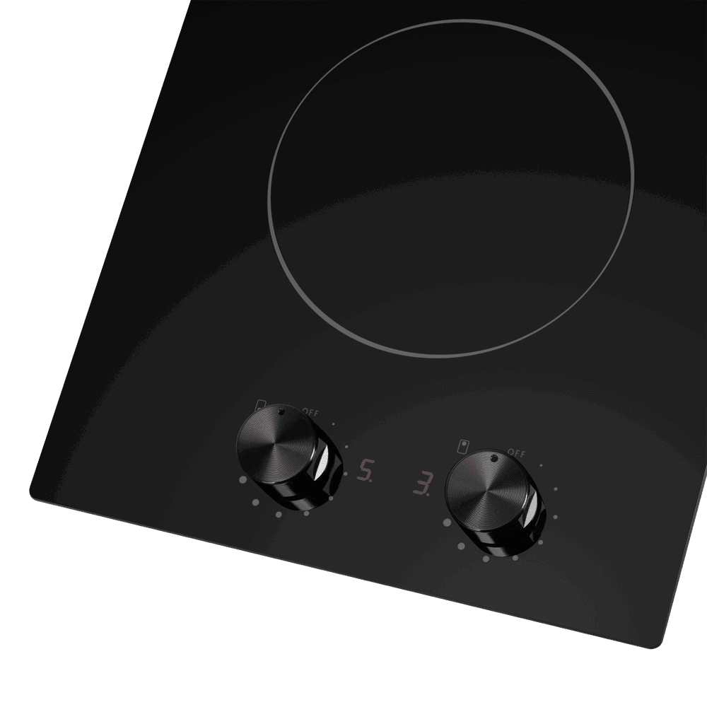 Изображение товара Электрическая варочная панель Maunfeld CVCE292MBK2 29 см 2 конфорки черный стеклокерамика