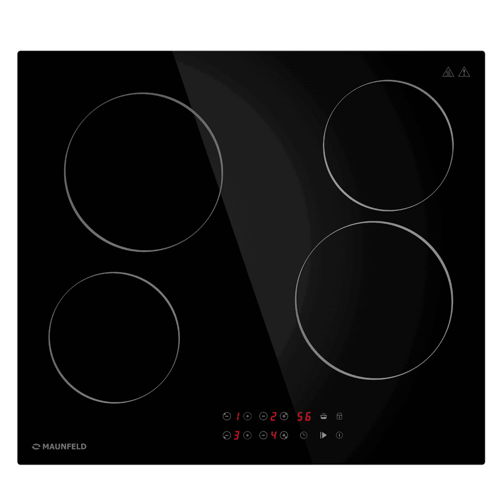 Изображение товара Электрическая варочная панель Maunfeld CVCE594BK 4 конфорки до 6000 Вт