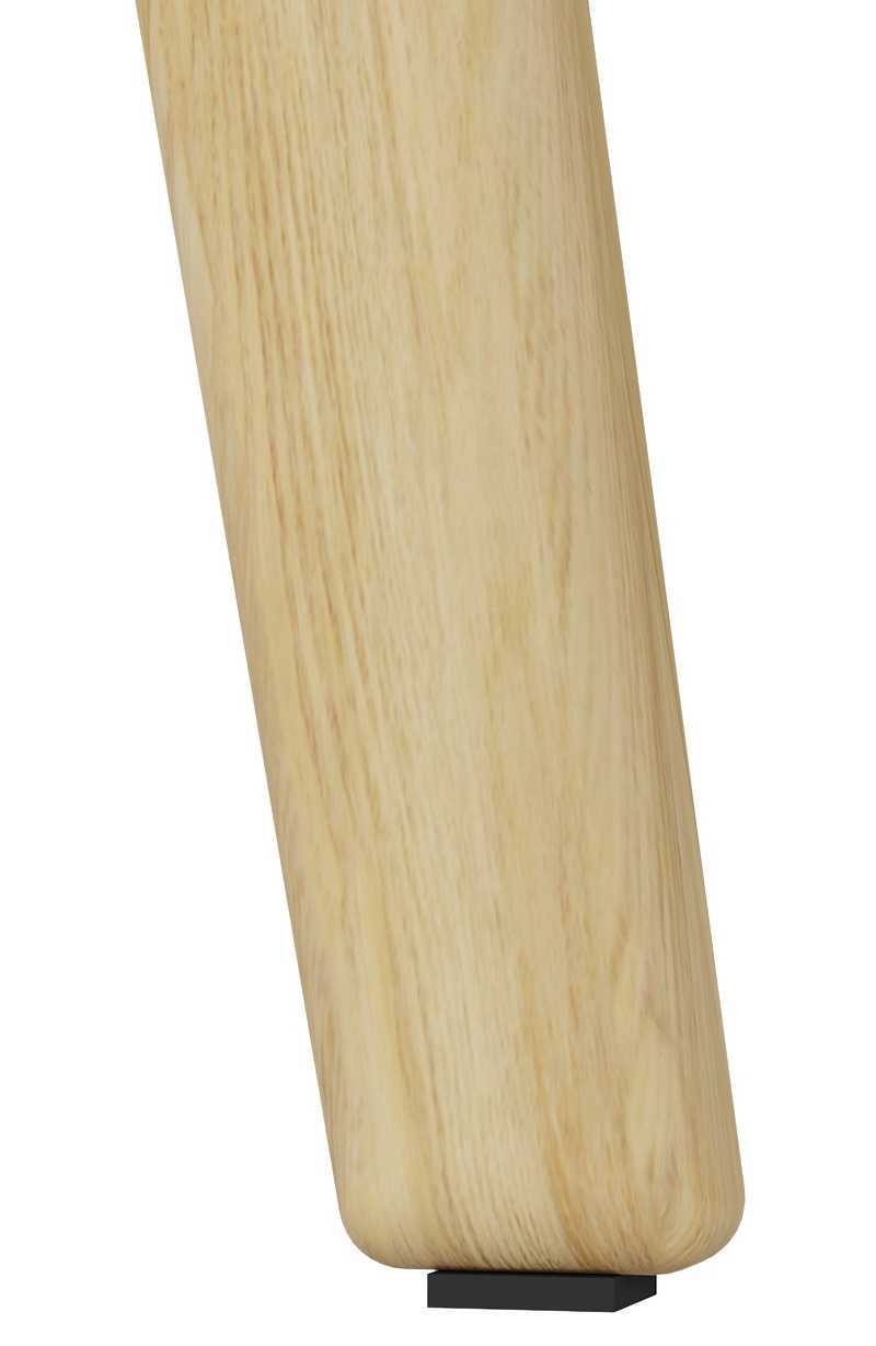 Изображение товара Круглый кухонный стол Калифорния Мебель 90х90 см белый дуб янтарный дизайн скандинавский