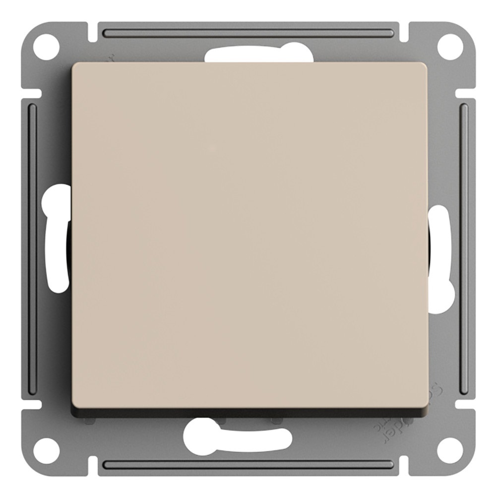 Изображение товара Выключатель проходной встраиваемый Systeme electric AtlasDesign ATN001261 1 клавиша цвет бежевый 1 шт