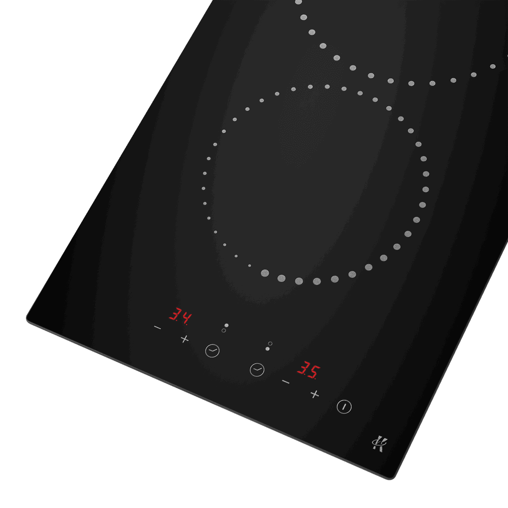 Изображение товара Электрическая варочная панель Maunfeld 599436 CVCE292PBK 29 см 2 конфорки цвет черный