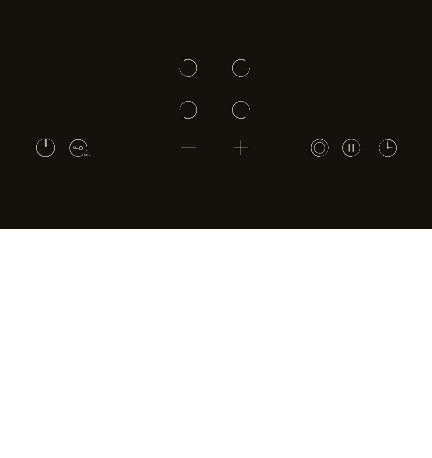 Изображение товара Электрическая варочная панель Lex 655590 EVH 641A BL 59 см 4 конфорки цвет черный