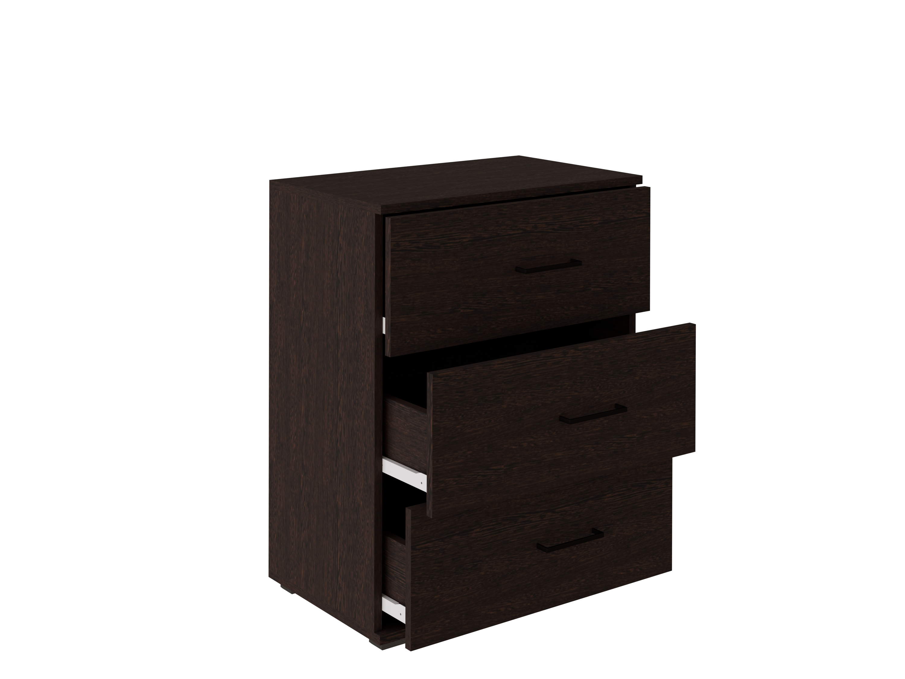 Изображение товара Комод Атмосфера 3 ящика 60x38x77 см, венге