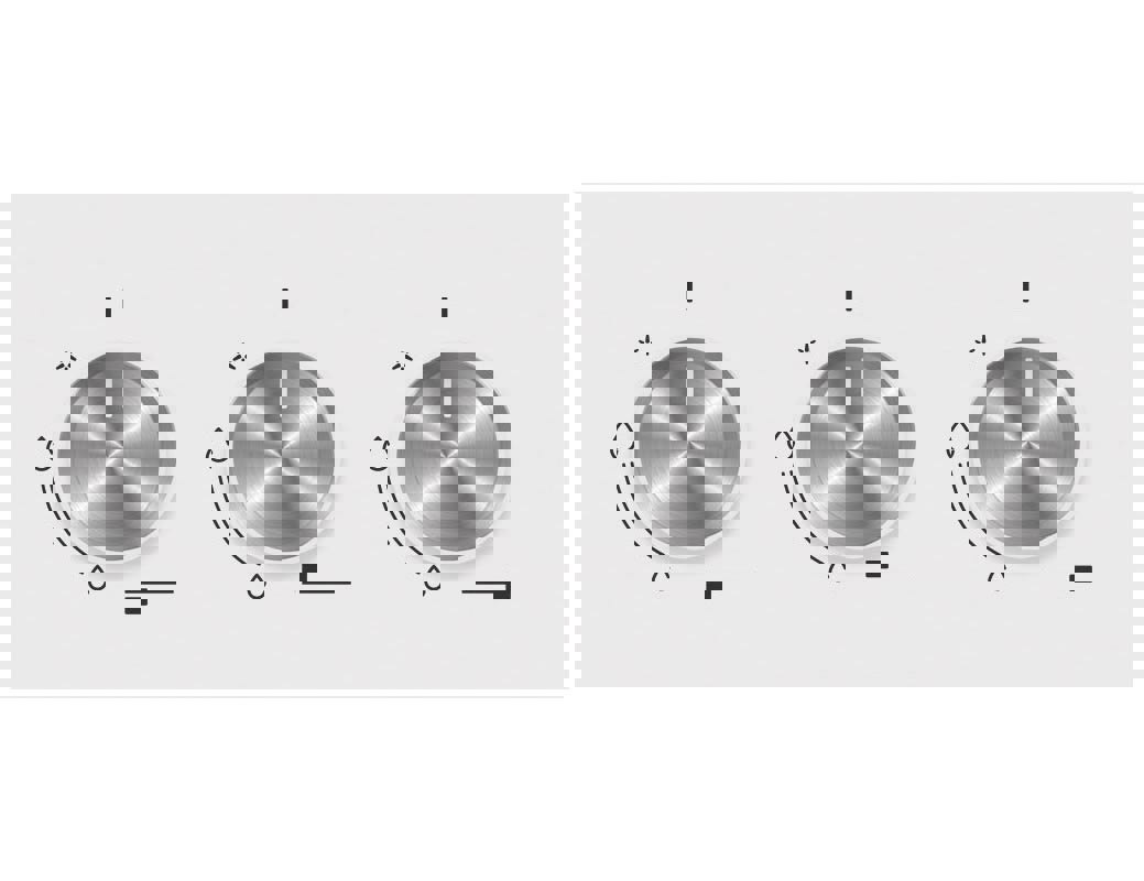 Изображение товара Газовая варочная панель Simfer H45N30W416 339651 45 см 3 конфорки цвет белый