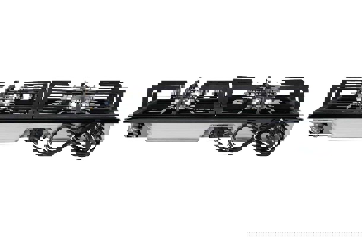 Изображение товара Газовая варочная панель Korting HG 665 CTN 58.5 см 4 конфорки черный стильный дизайн