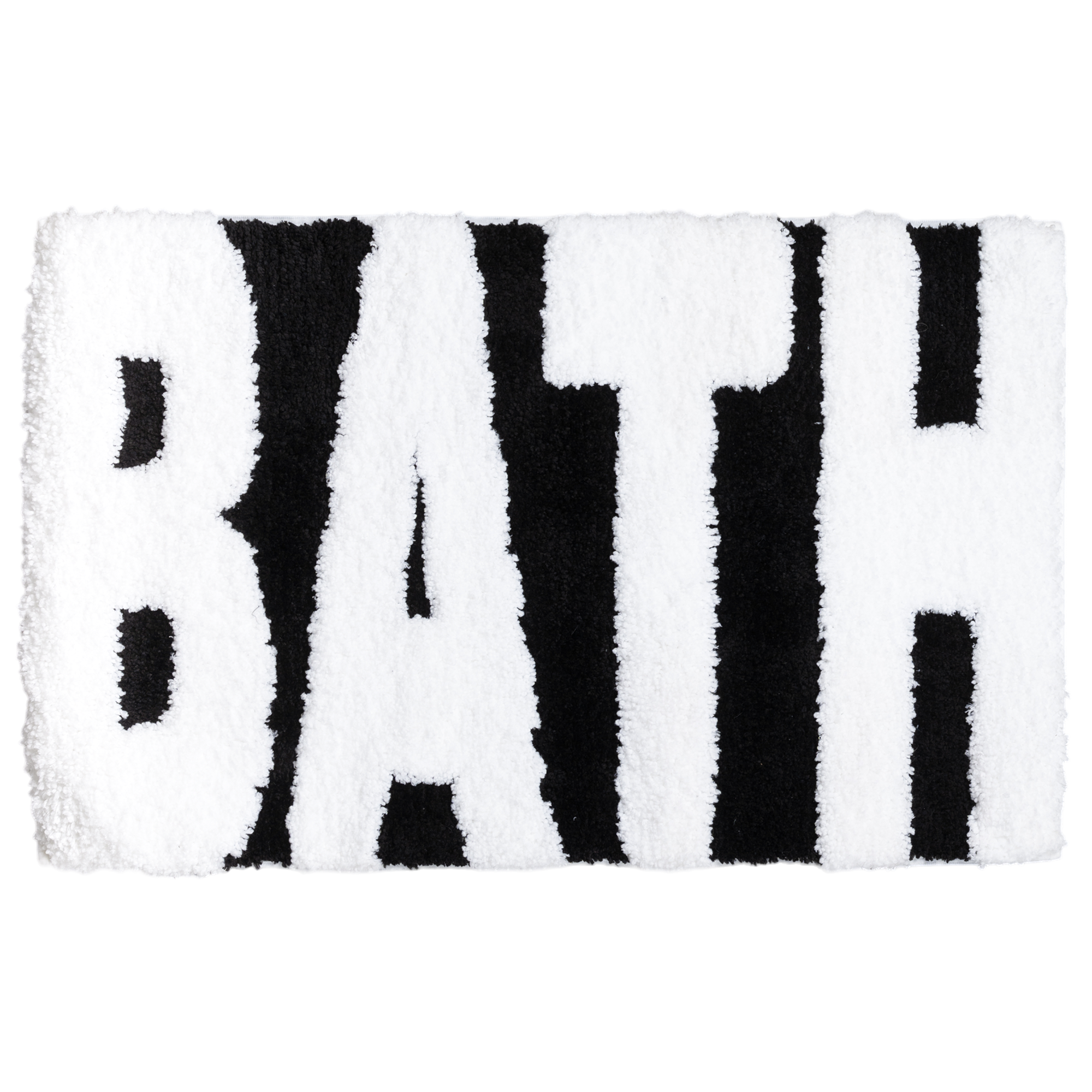 Изображение товара Коврик для ванной Swensa Bath 50x80 см черный противоскользящий микрофибра