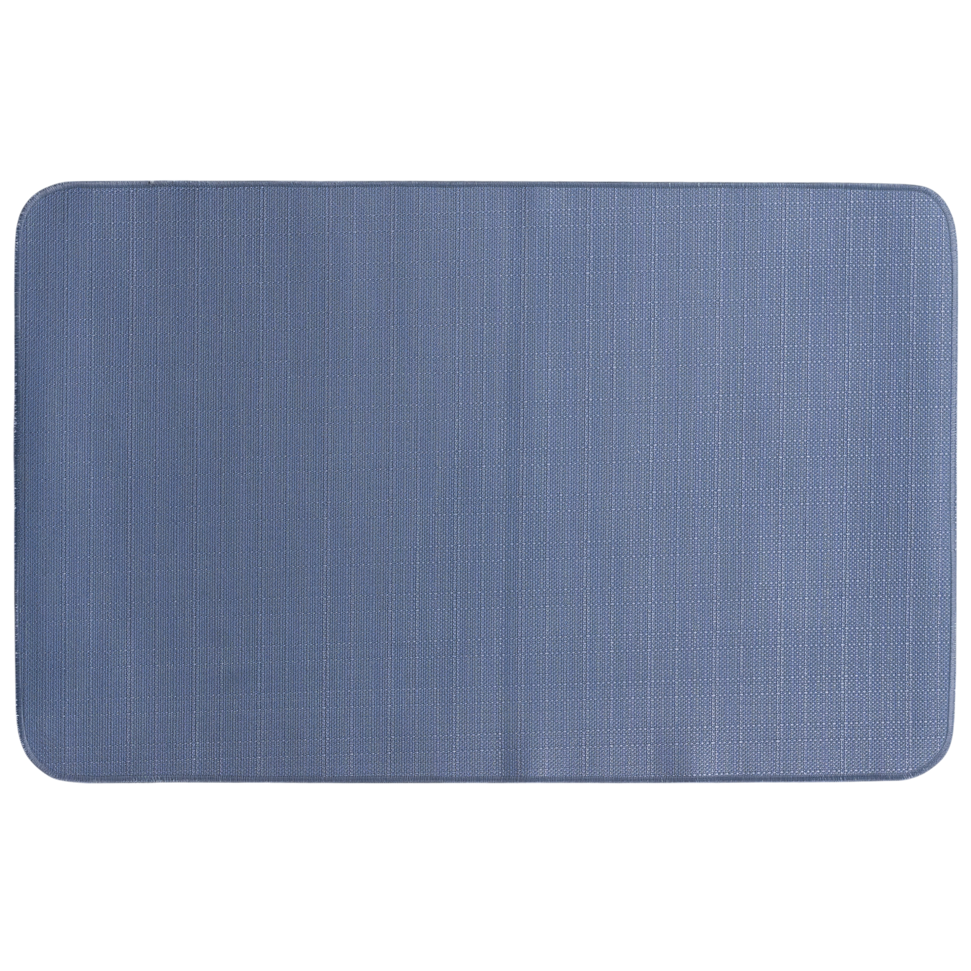 Изображение товара Коврик для ванной Swensa Canva 50x80 см синий противоскользящий