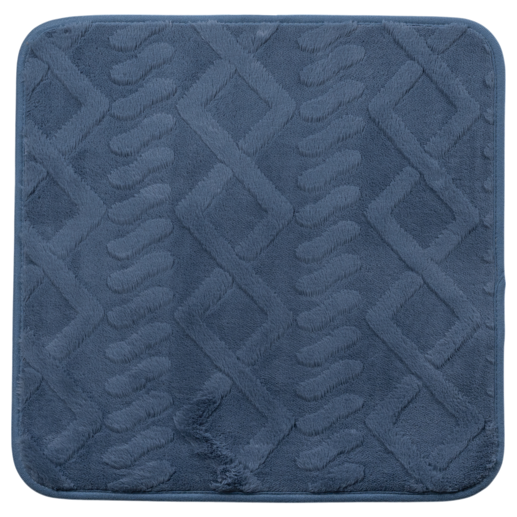 Изображение товара Коврик для туалета Swensa Warm 50x50 см цвет синий