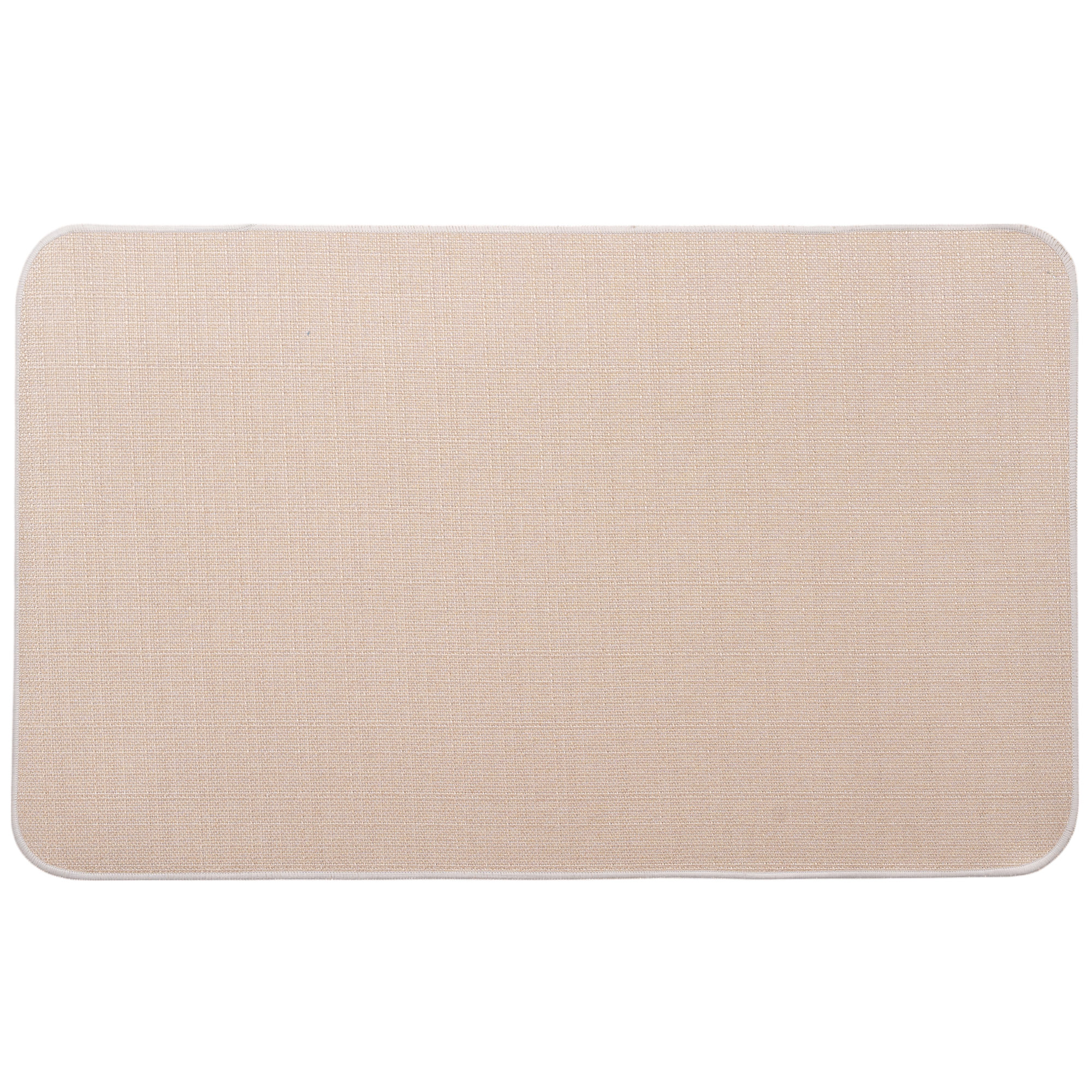 Изображение товара Коврик для ванной Swensa Canva 50x80 см бежевый противоскользящий