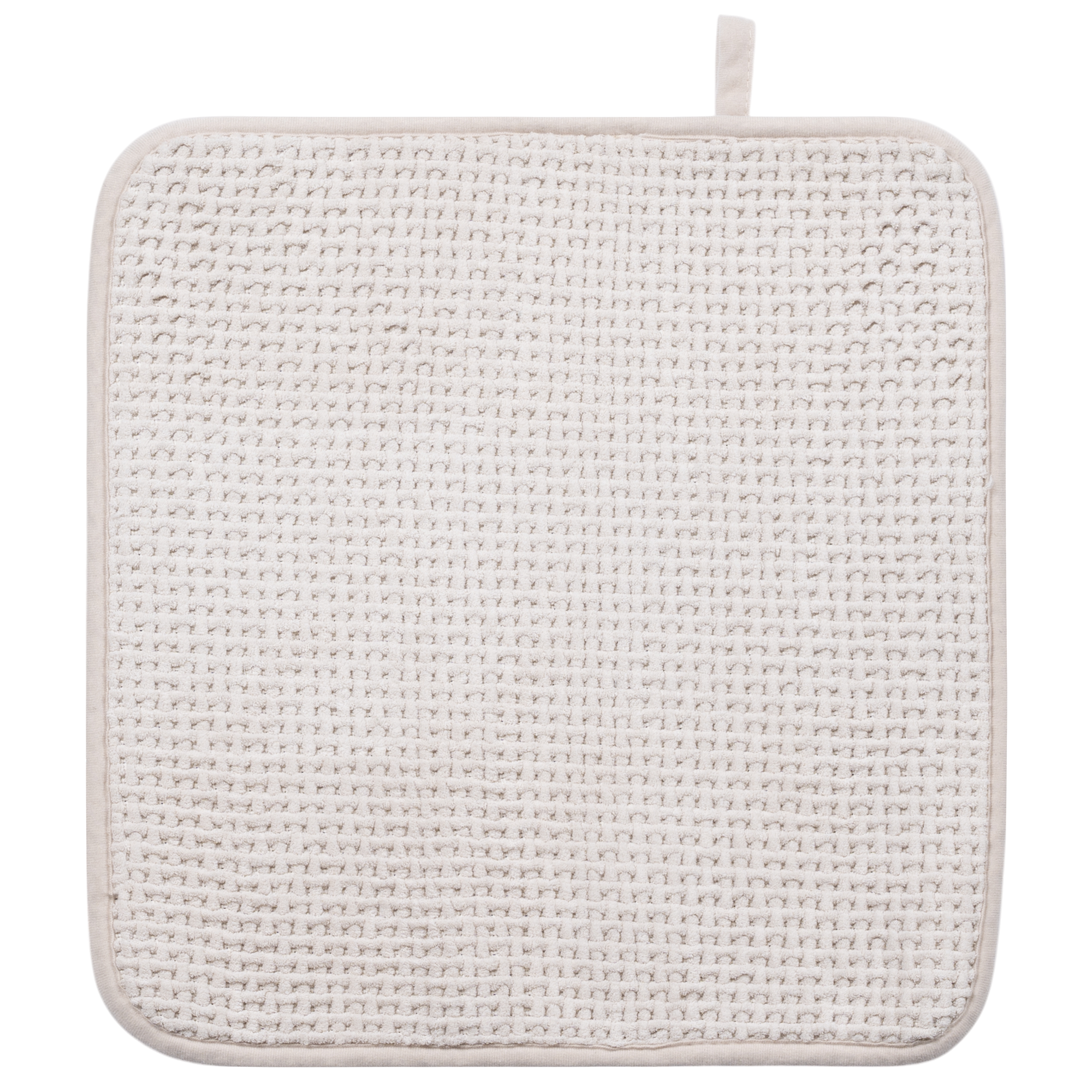 Изображение товара Коврик для туалета Swensa Slot 50x50 см светло-бежевый противоскользящий