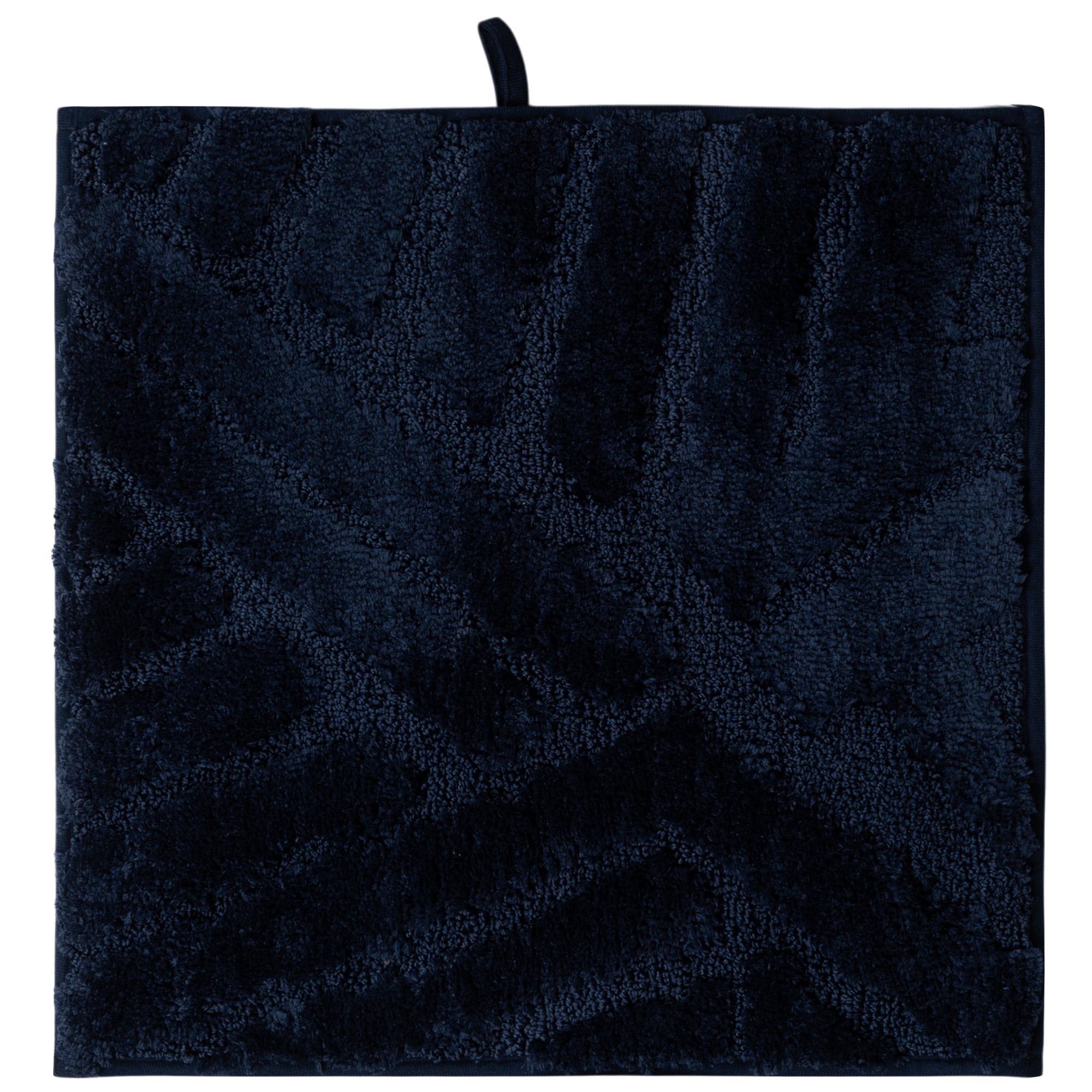 Изображение товара Коврик для туалета Swensa Noor 50x50 см синий противоскользящее покрытие