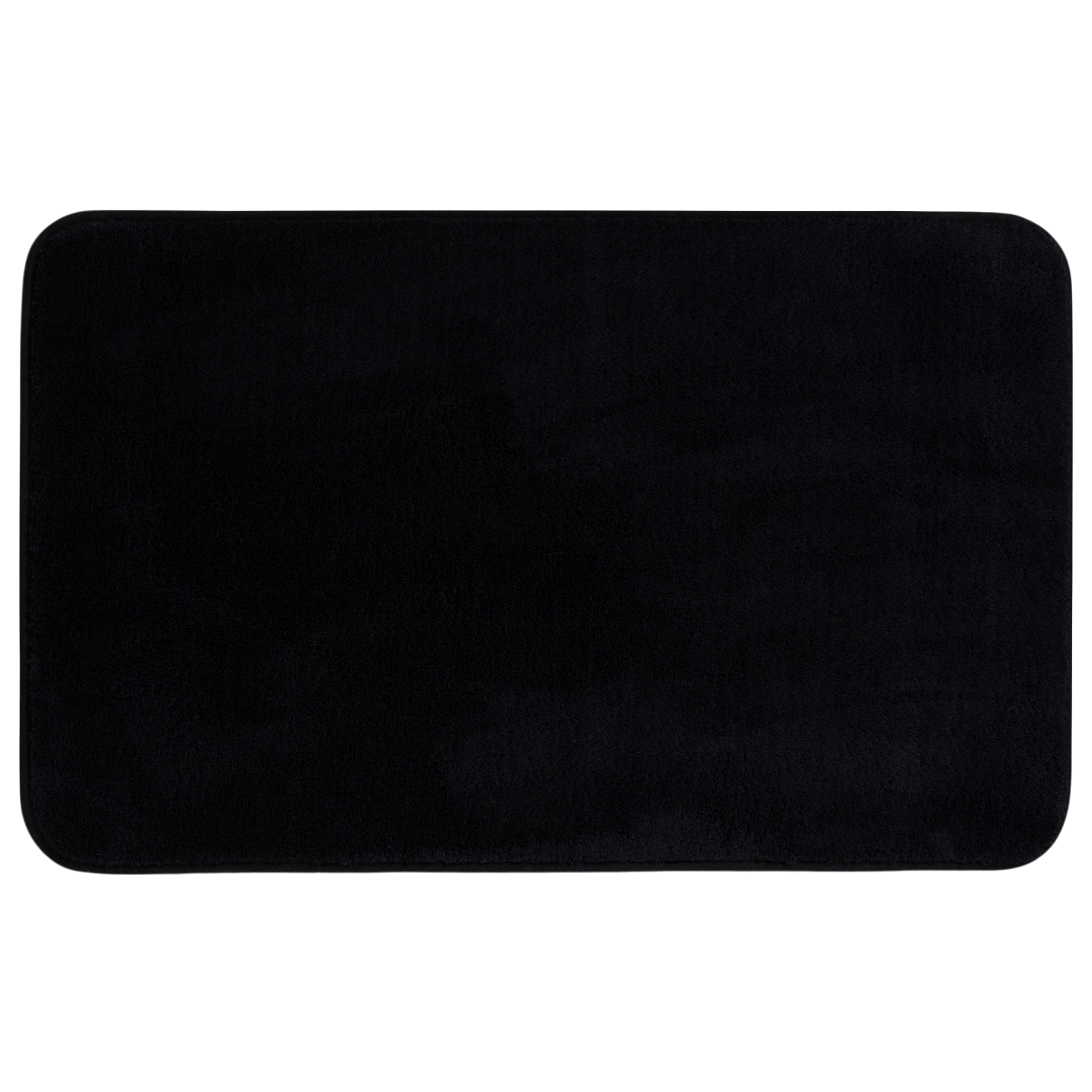 Изображение товара Коврик для ванной Swensa Ping 50x80 см черный противоскользящий мягкий