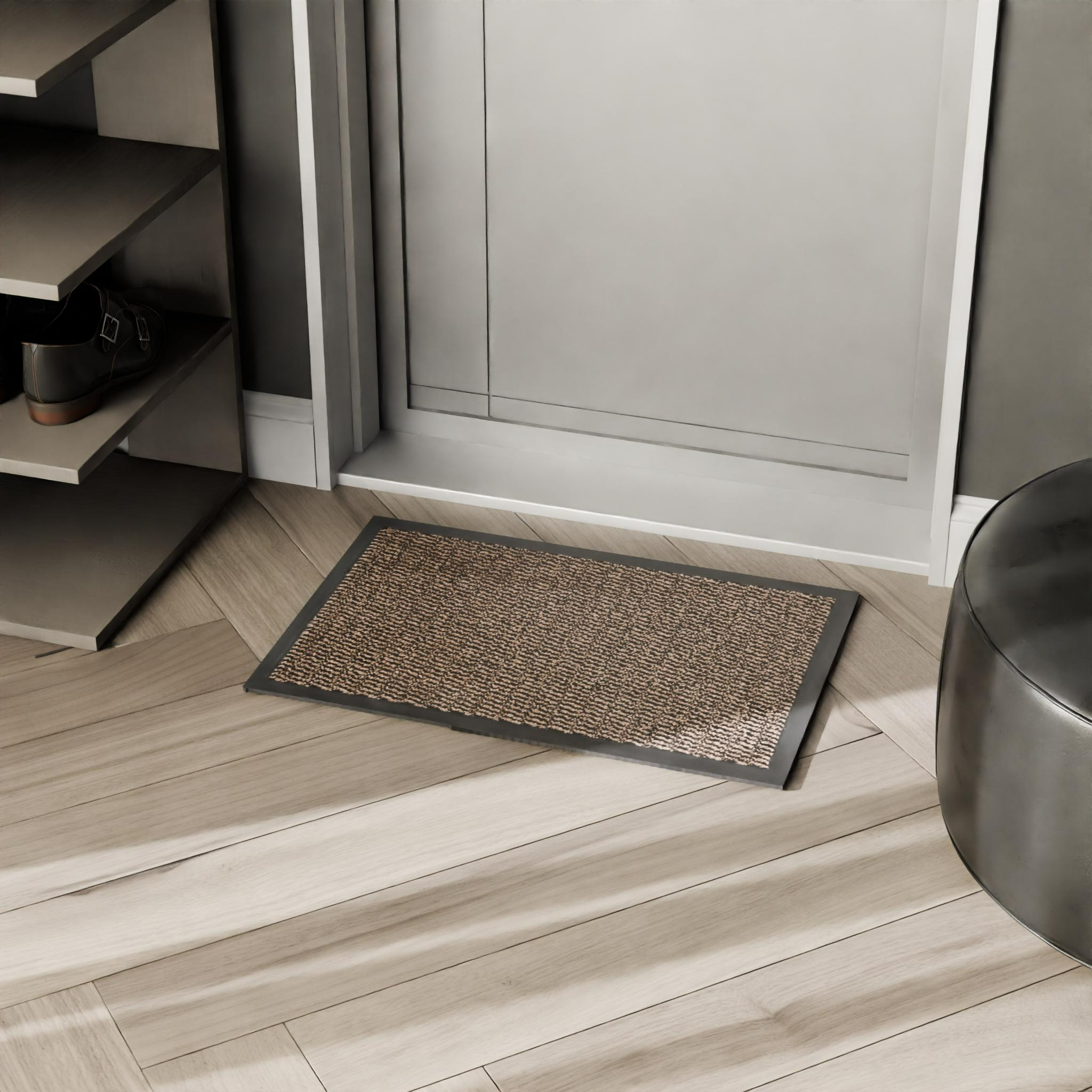 Изображение товара Коврик Step полипропилен 40x60 см коричневый грязезащитный для дома