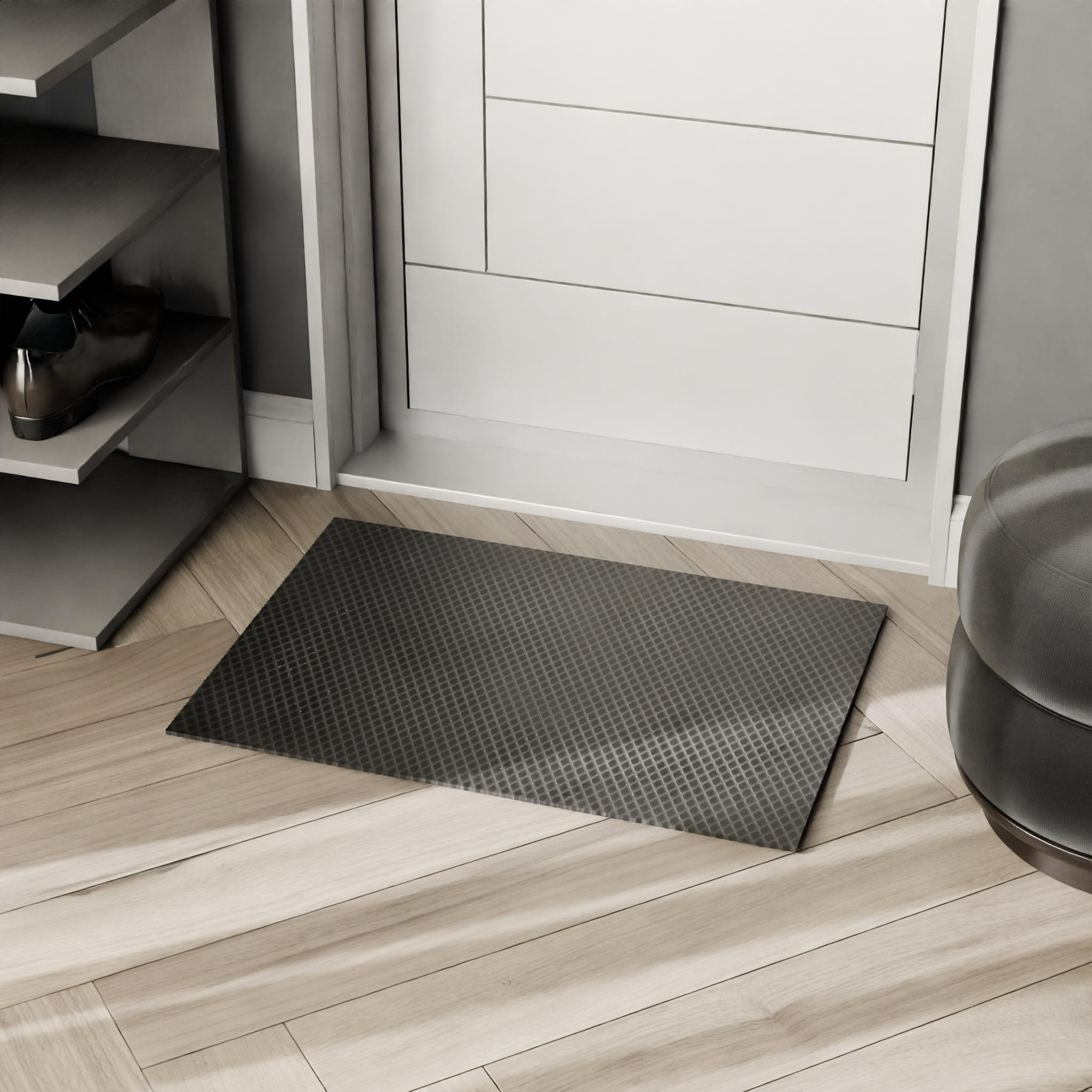 Изображение товара Коврик ЭВА 48x68 см черный противоскользящий грязезащитный