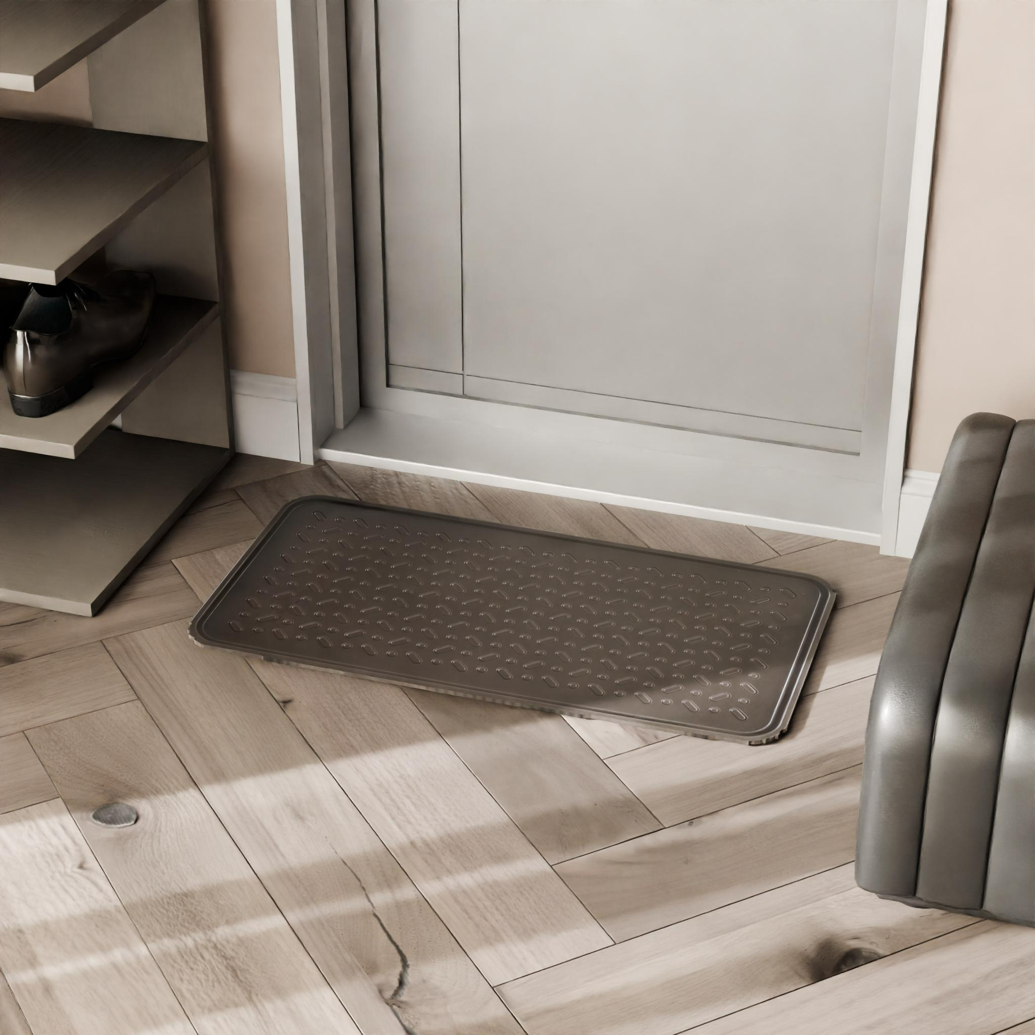 Изображение товара Лоток для обуви 71x37 см из полипропилена темно-коричневый