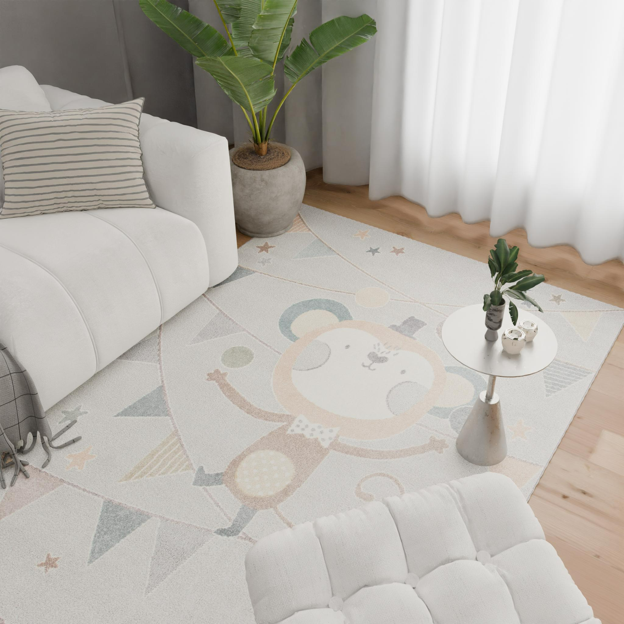 Изображение товара Ковер Призма 150x230 см полипропилен LM19 цвет светло-серый