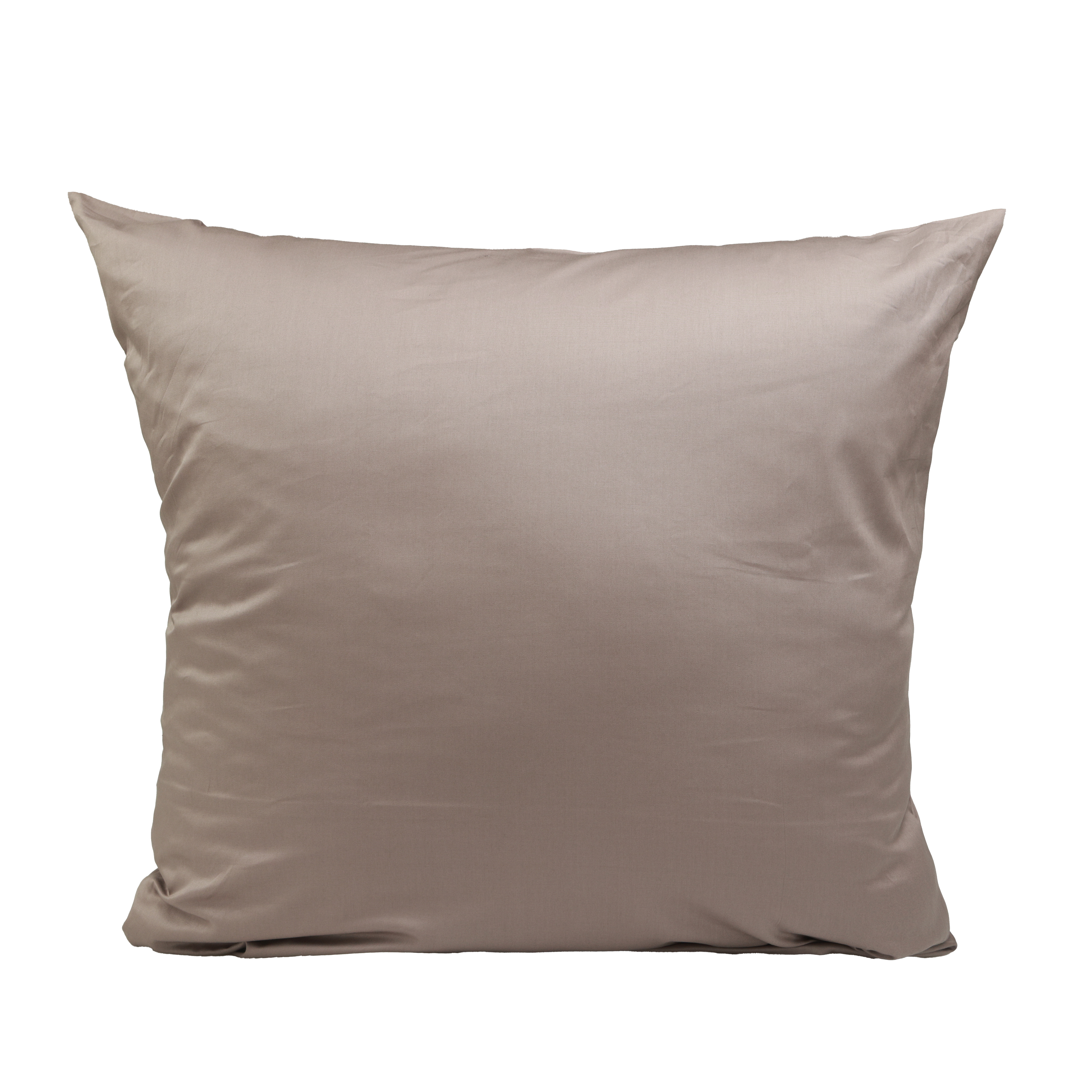 Изображение товара Наволочка Inspire 50x70 см сатин коричневая гипоаллергенная и долговечная